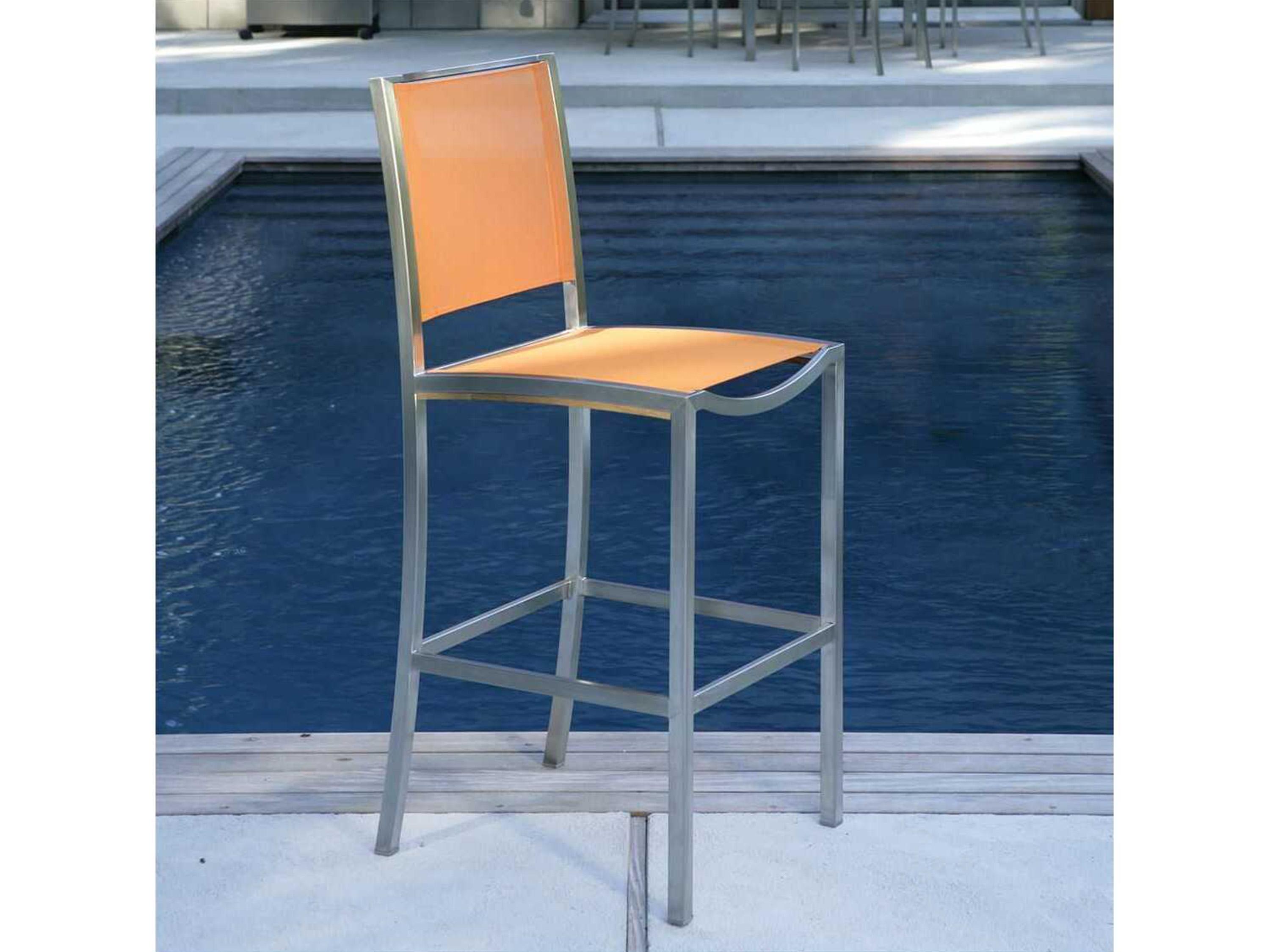 Kingsley Bate Tiburon Metal Sling Bar Stool