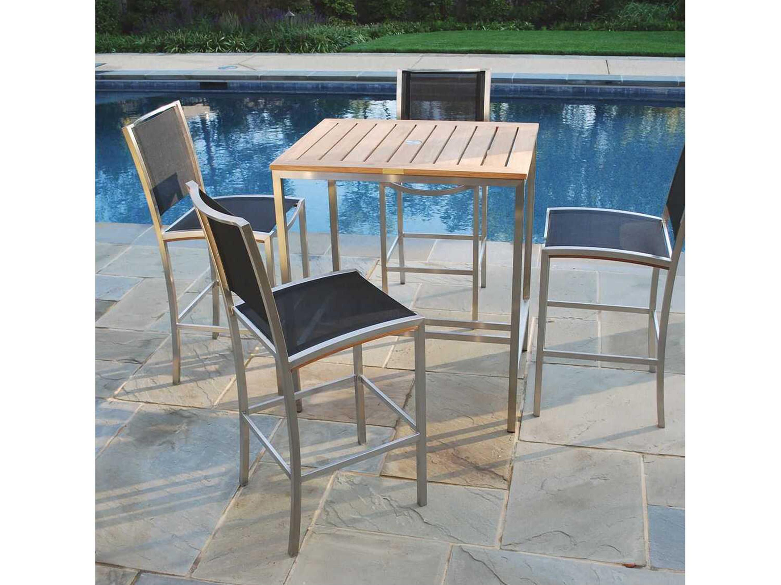 Kingsley Bate Tiburon Metal Sling Bar Stool