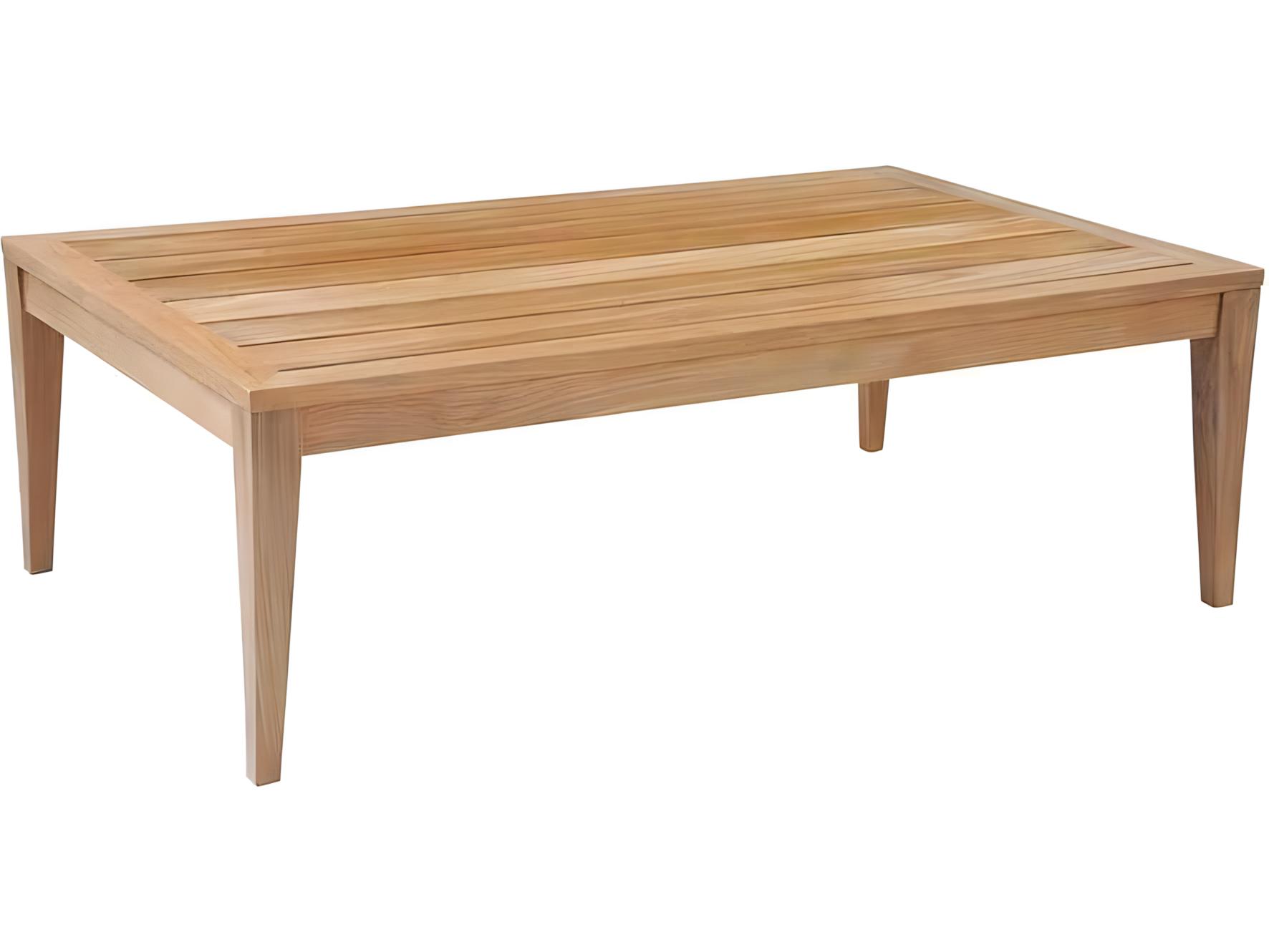 Kingsley Bate Tribeca Teak Rectangular Coffee Table