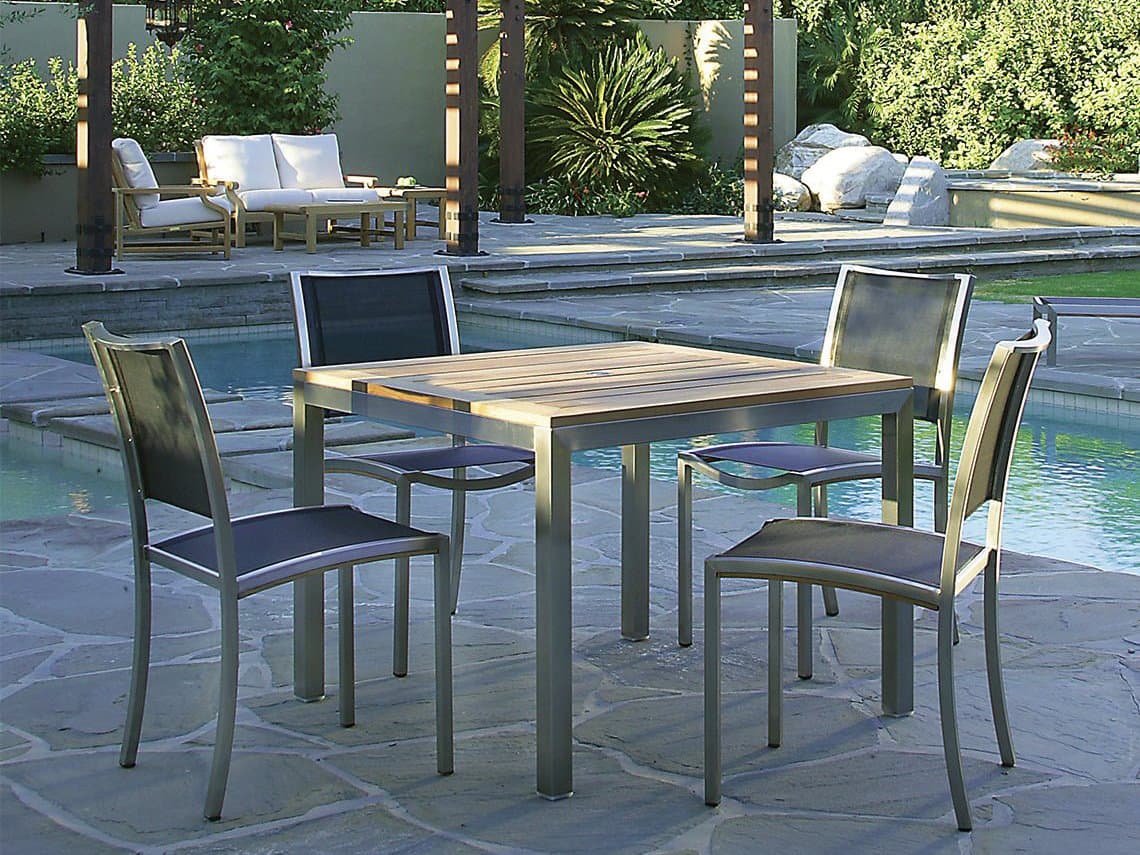 Kingsley Bate Tiburon Steel Dining Set