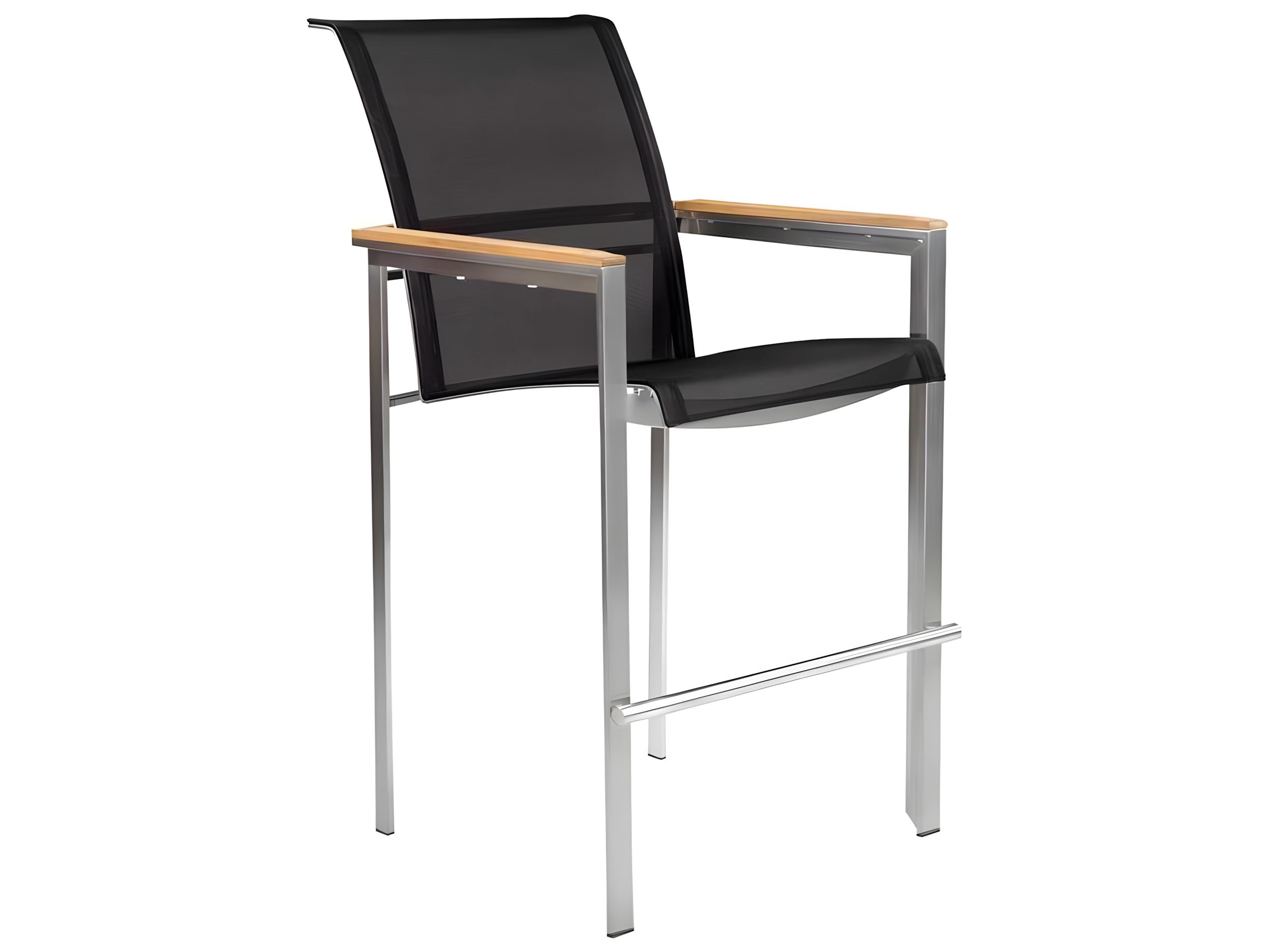 Kingsley Bate Tivoli Stainless Steel Sling Bar Stool