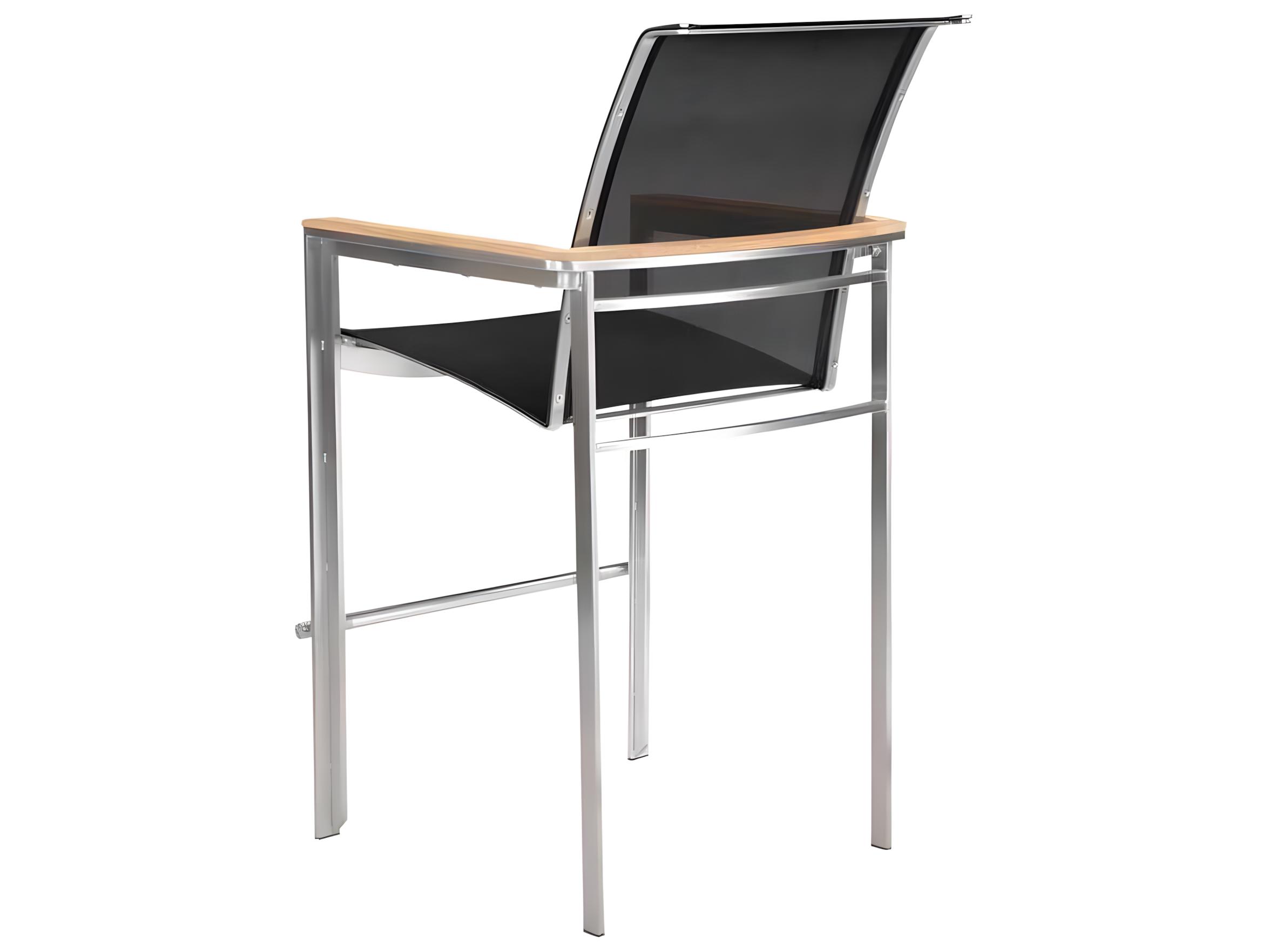 Kingsley Bate Tivoli Stainless Steel Sling Bar Stool