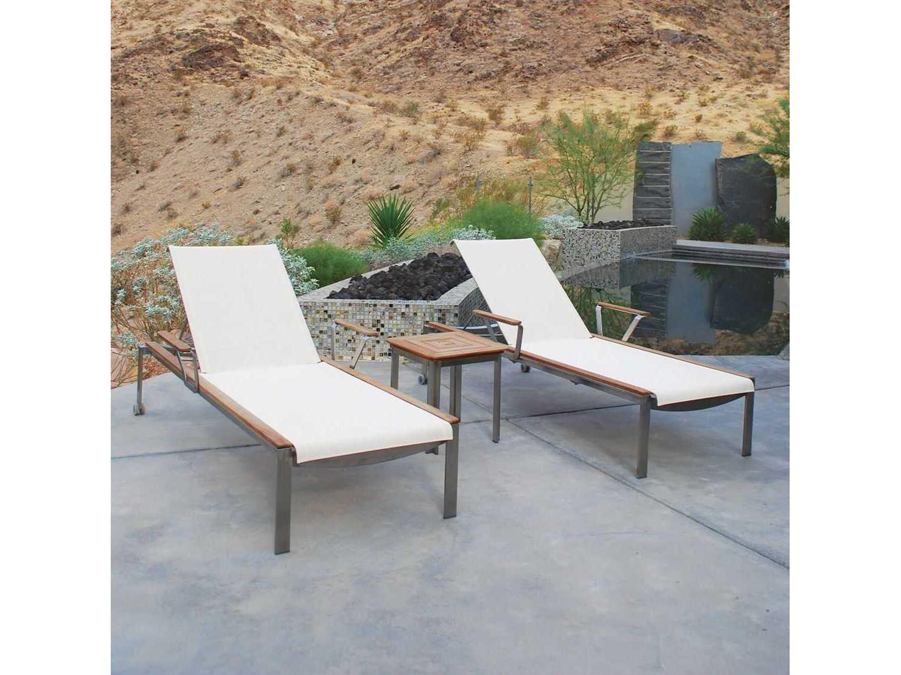 Kingsley Bate Tivoli Stainless Steel 17.5" Wide Square End Table