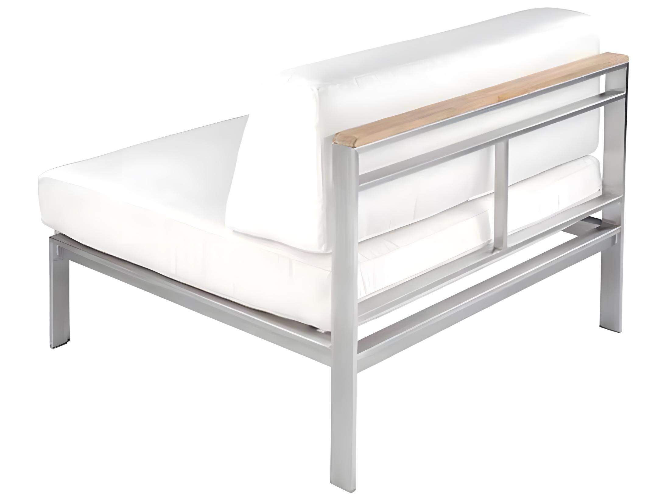 Kingsley Bate Tivoli Stainless Steel Cushion Modular Lounge Chair