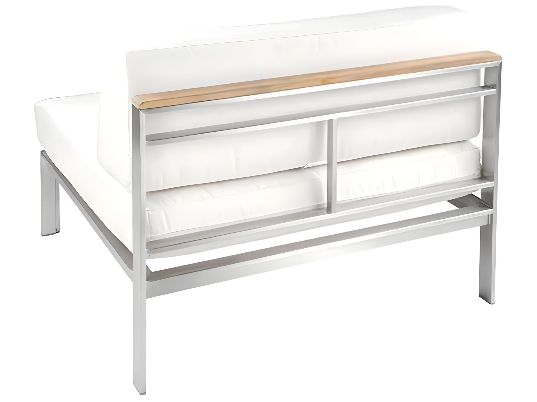 Kingsley Bate Tivoli Stainless Steel Cushion Modular Lounge Chair