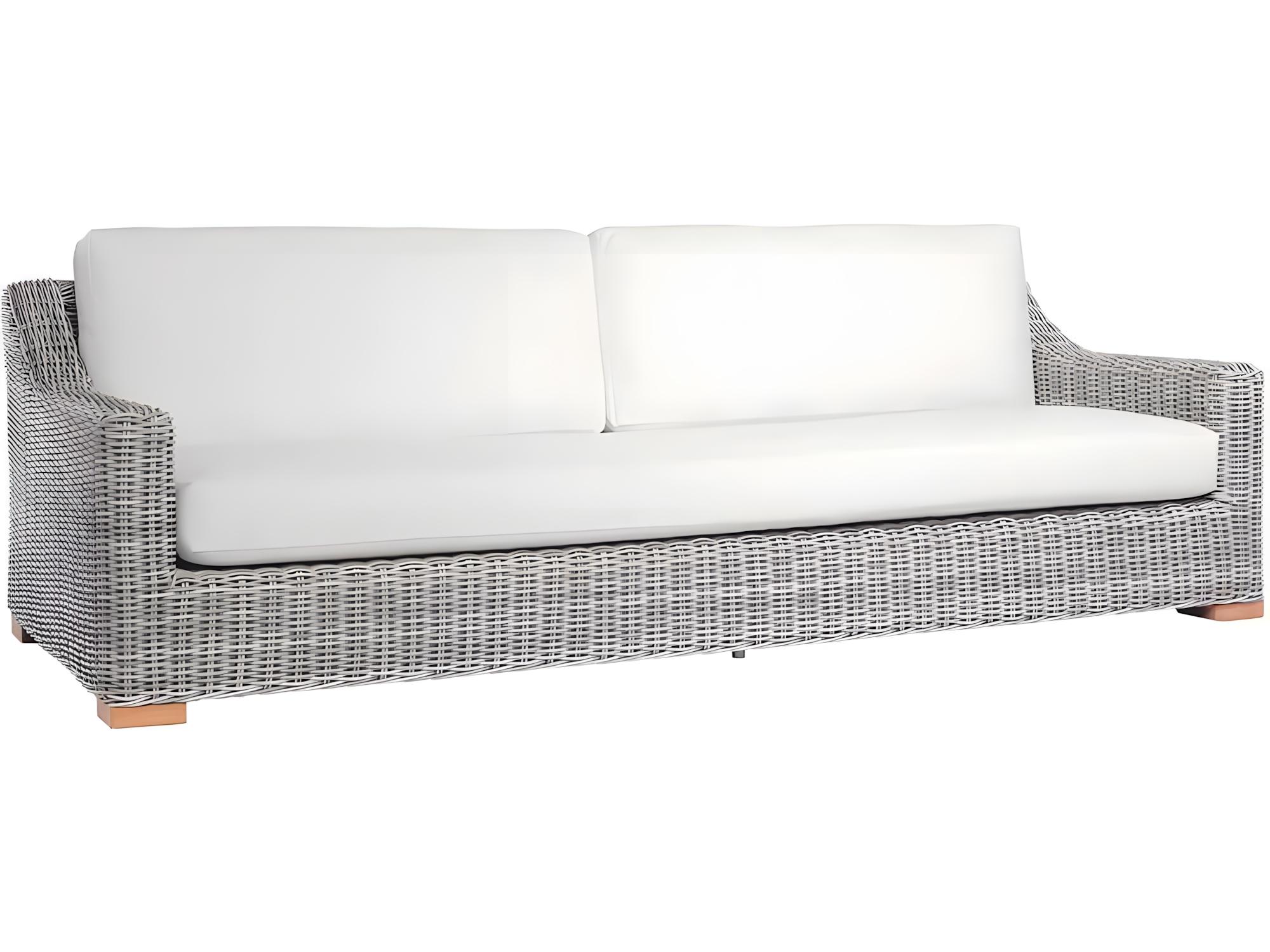 Kingsley Bate Special Order Tortola Wicker Cushion Sofa