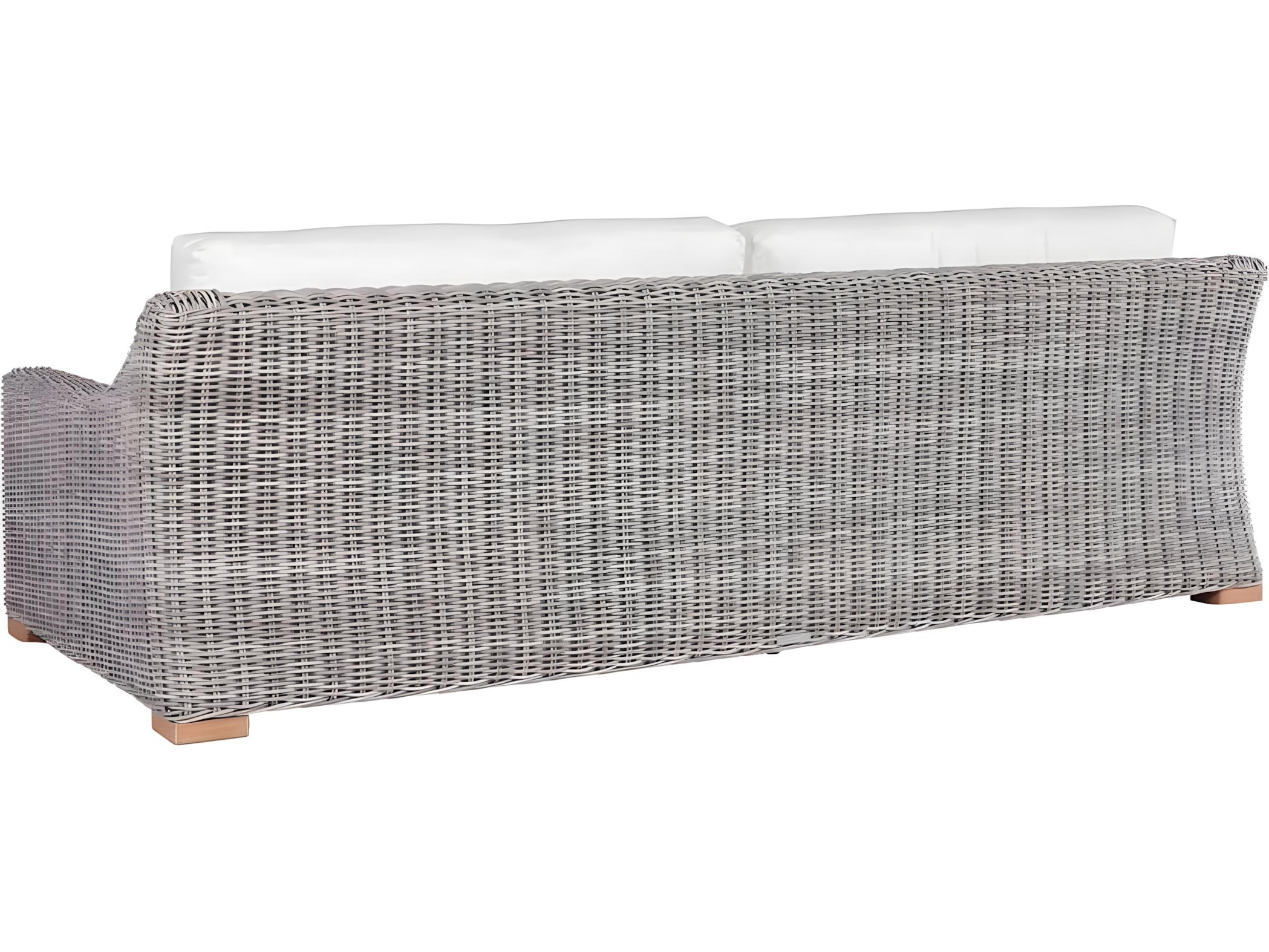 Kingsley Bate Special Order Tortola Wicker Cushion Sofa