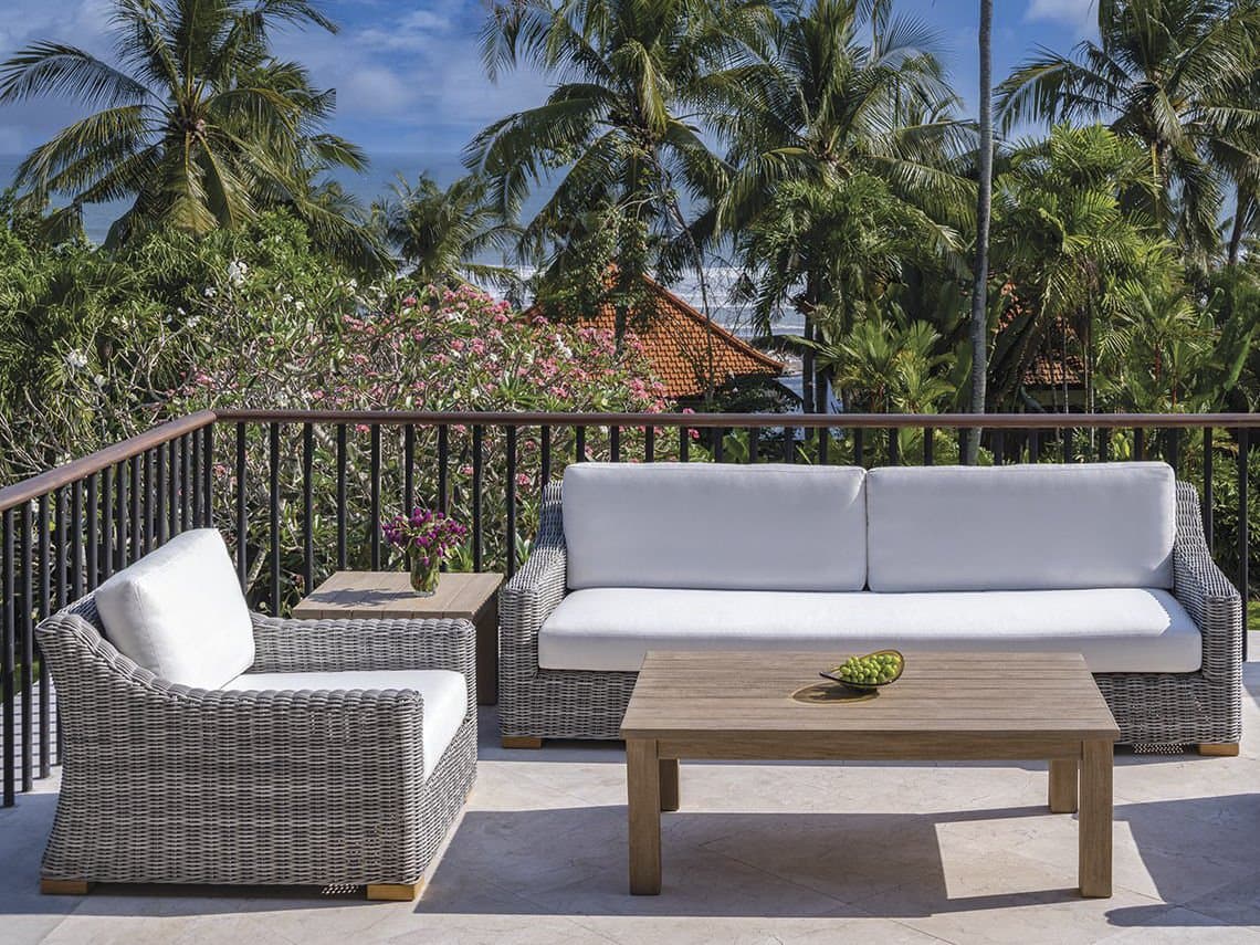 Kingsley Bate Tortola Wicker Cushion Lounge Set