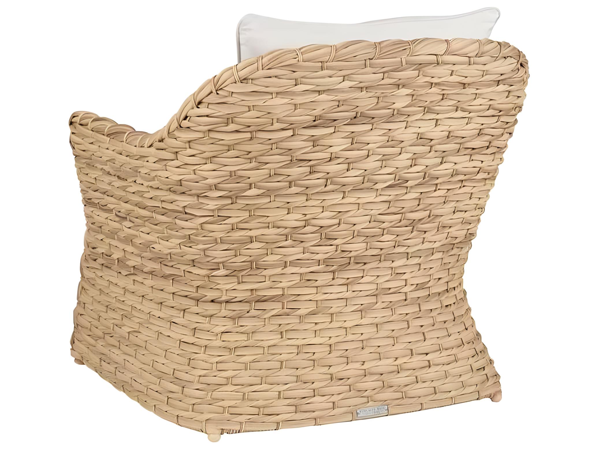 Kingsley Bate Special Order Vero Wicker Cushion Lounge Chair