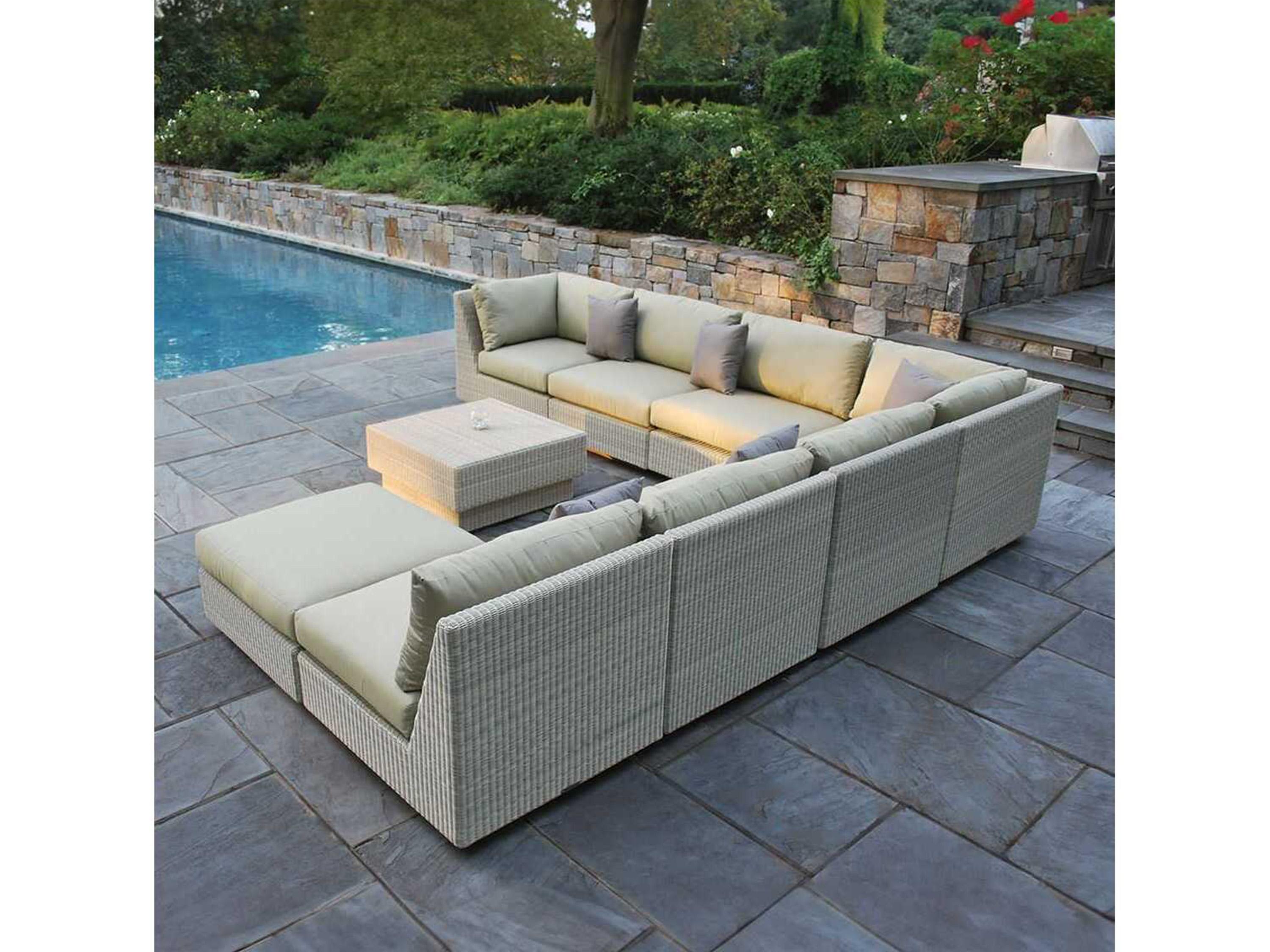 Kingsley Bate Westport Wicker Cushion Lounge Chair