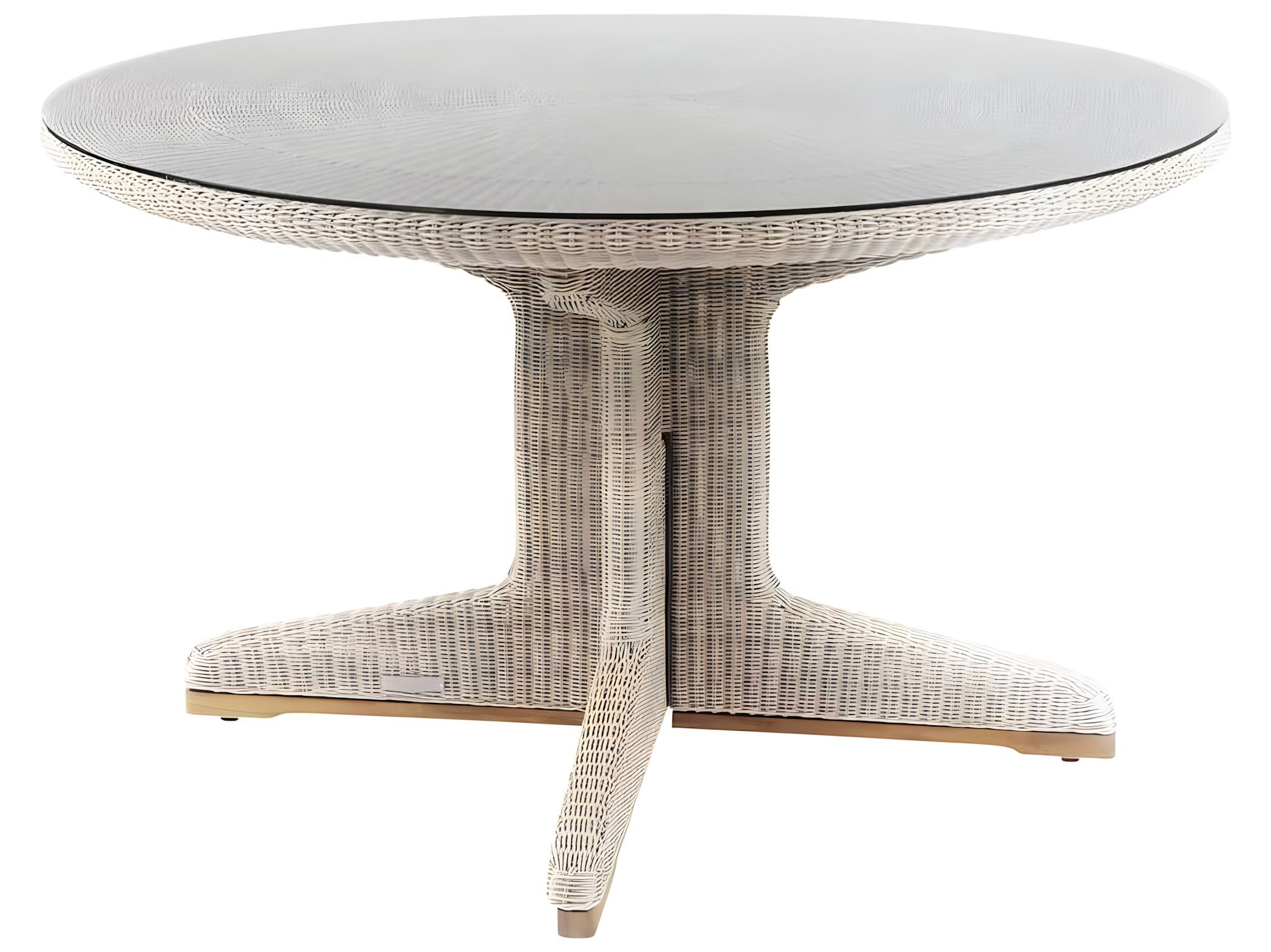 Kingsley Bate Westport Teak Round Dining Table