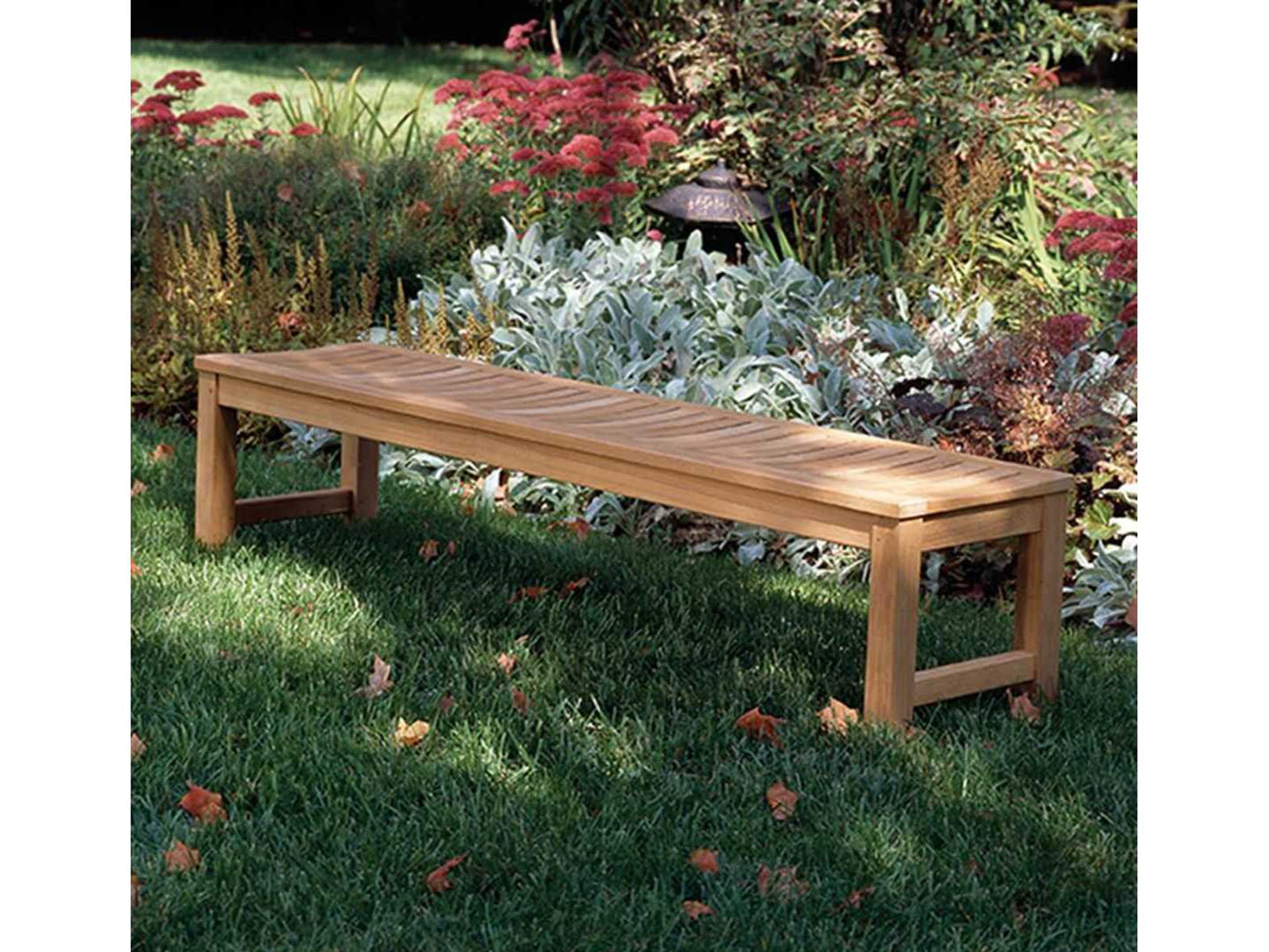 Kingsley Bate Waverley Teak 4' Backless Bench