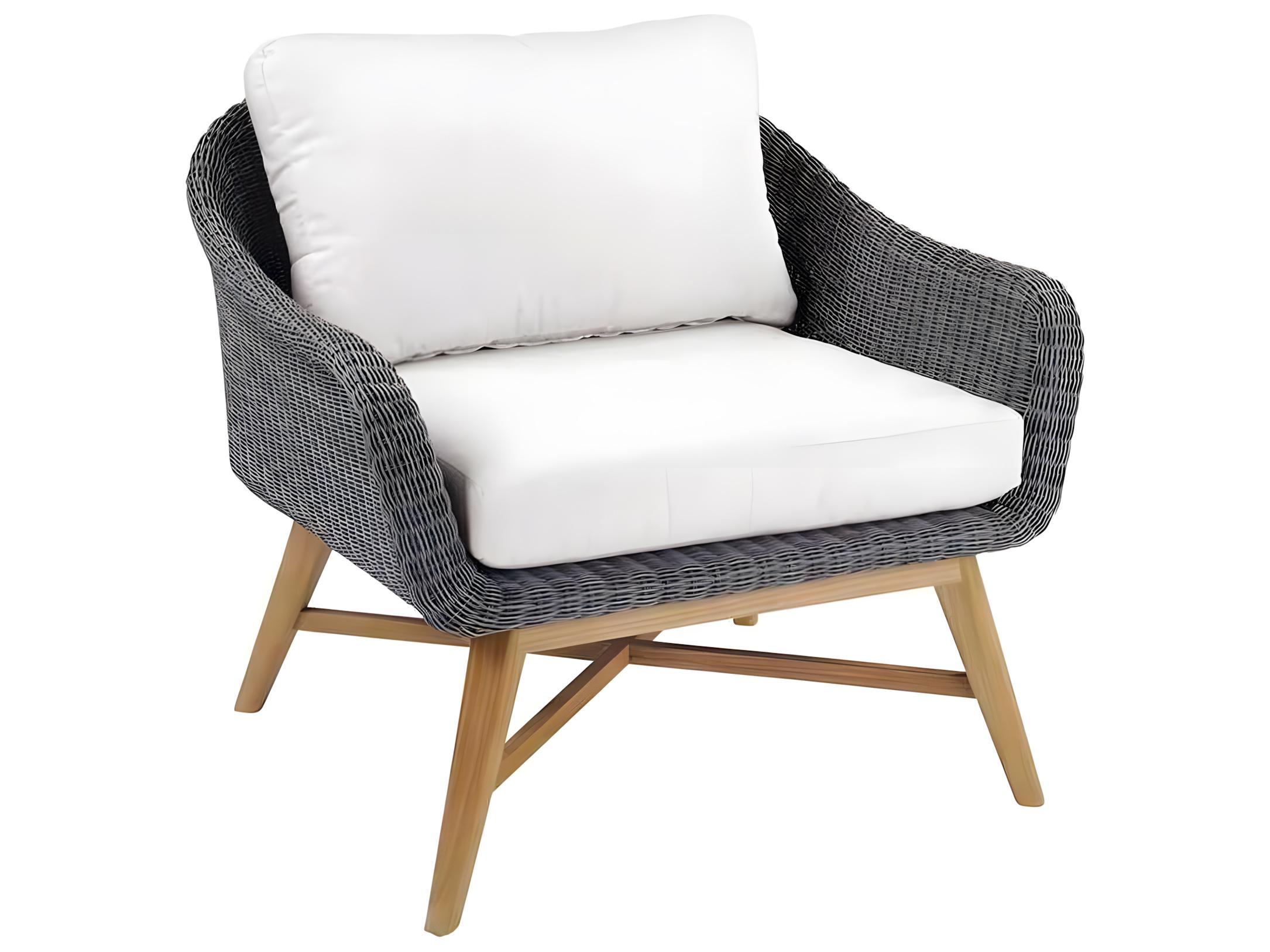 Kingsley Bate Zona Teak Cushion Lounge Chair