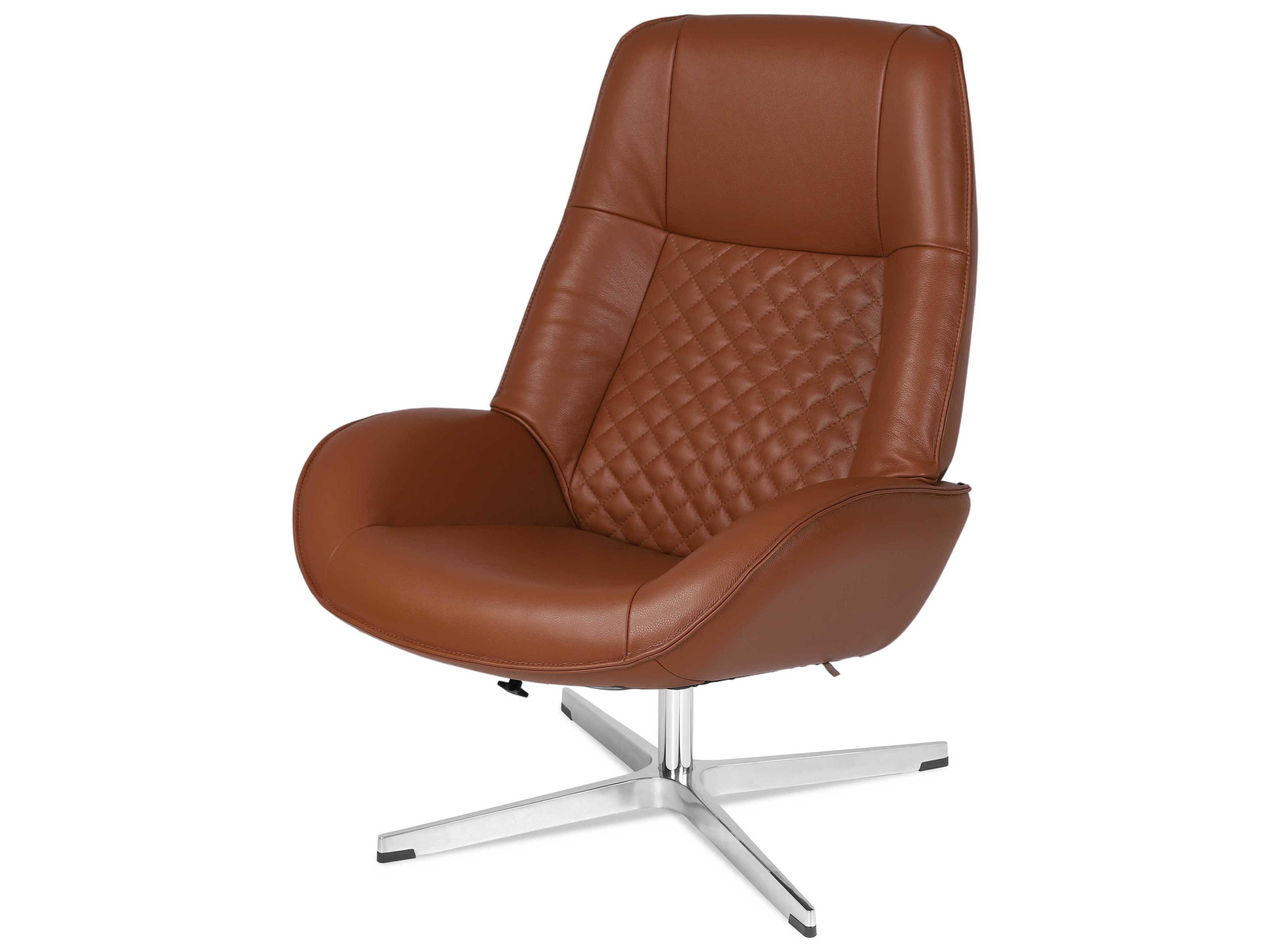 Kebe Bordeaux Leather Recliner