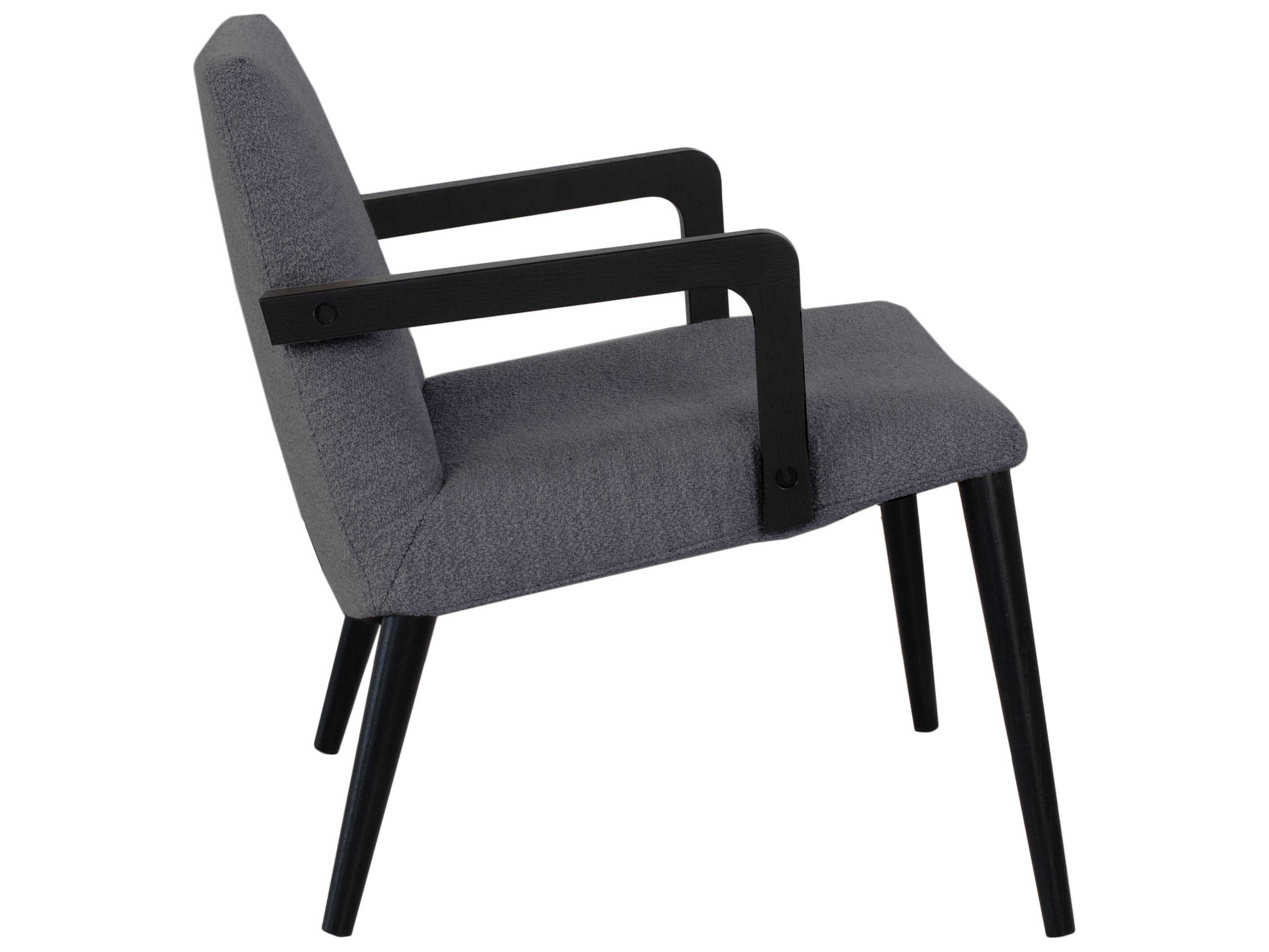 Kebe Nordic Plus Grey Accent Chair