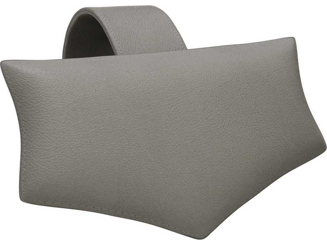 Kebe Palma Gray Leather Recliner