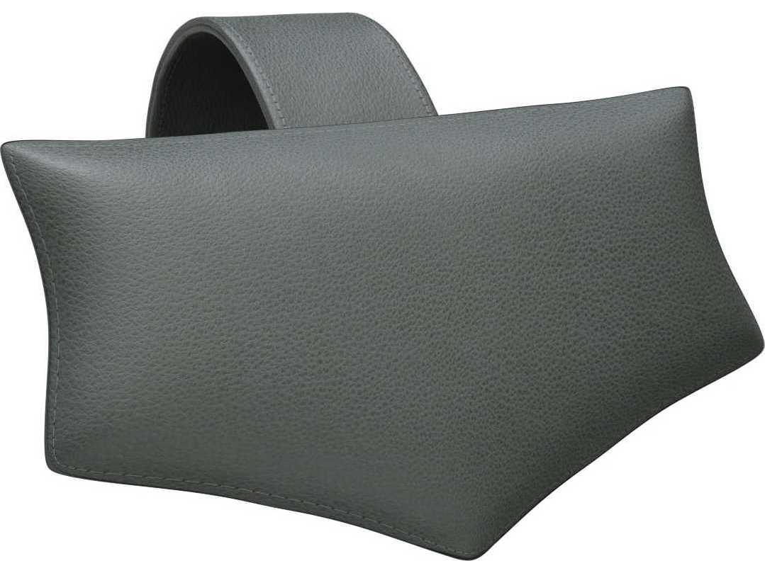 Kebe Palma Gray Leather Recliner