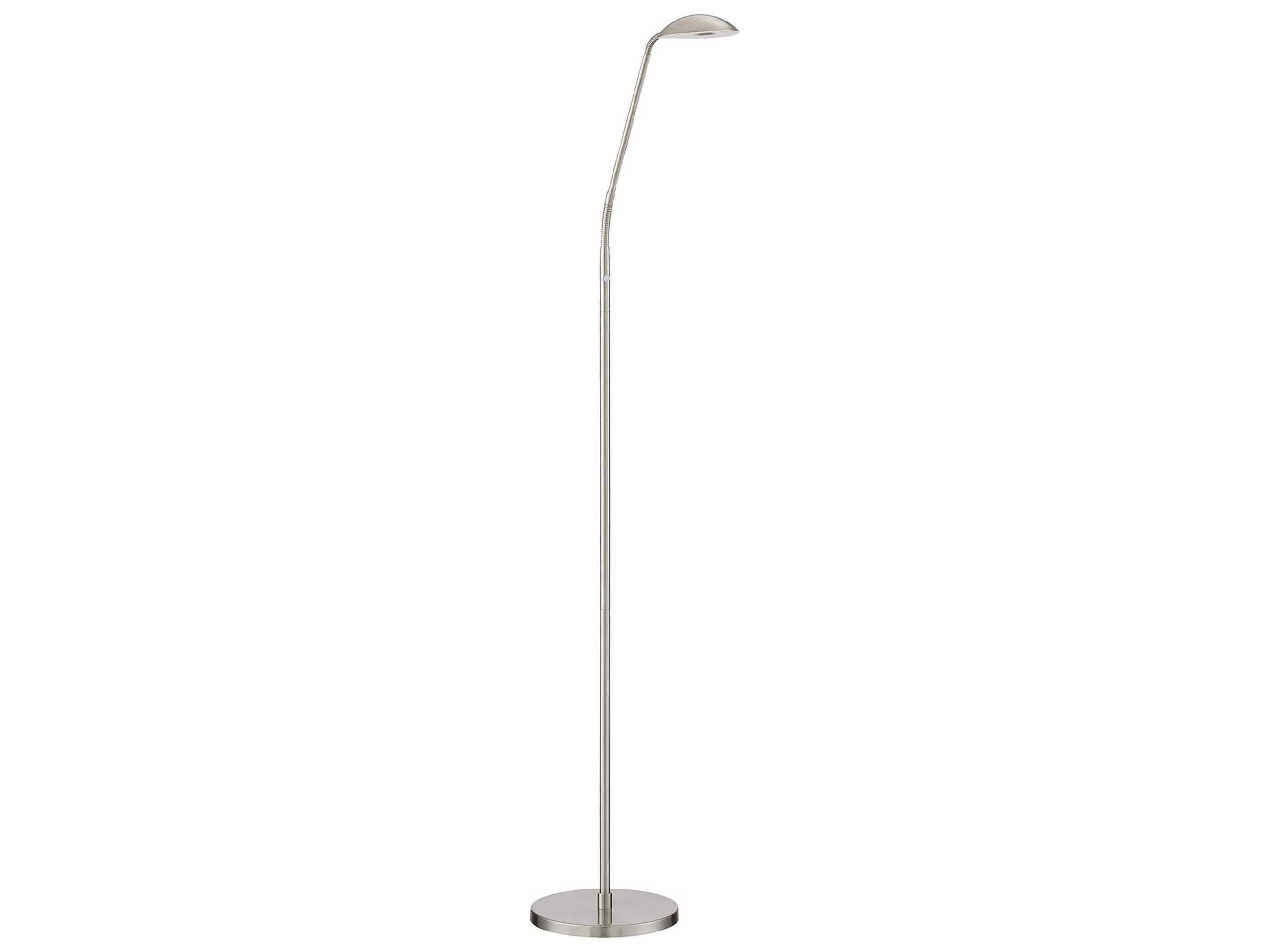 Kendal Ionn Satin Nickel LED Floor Lamp