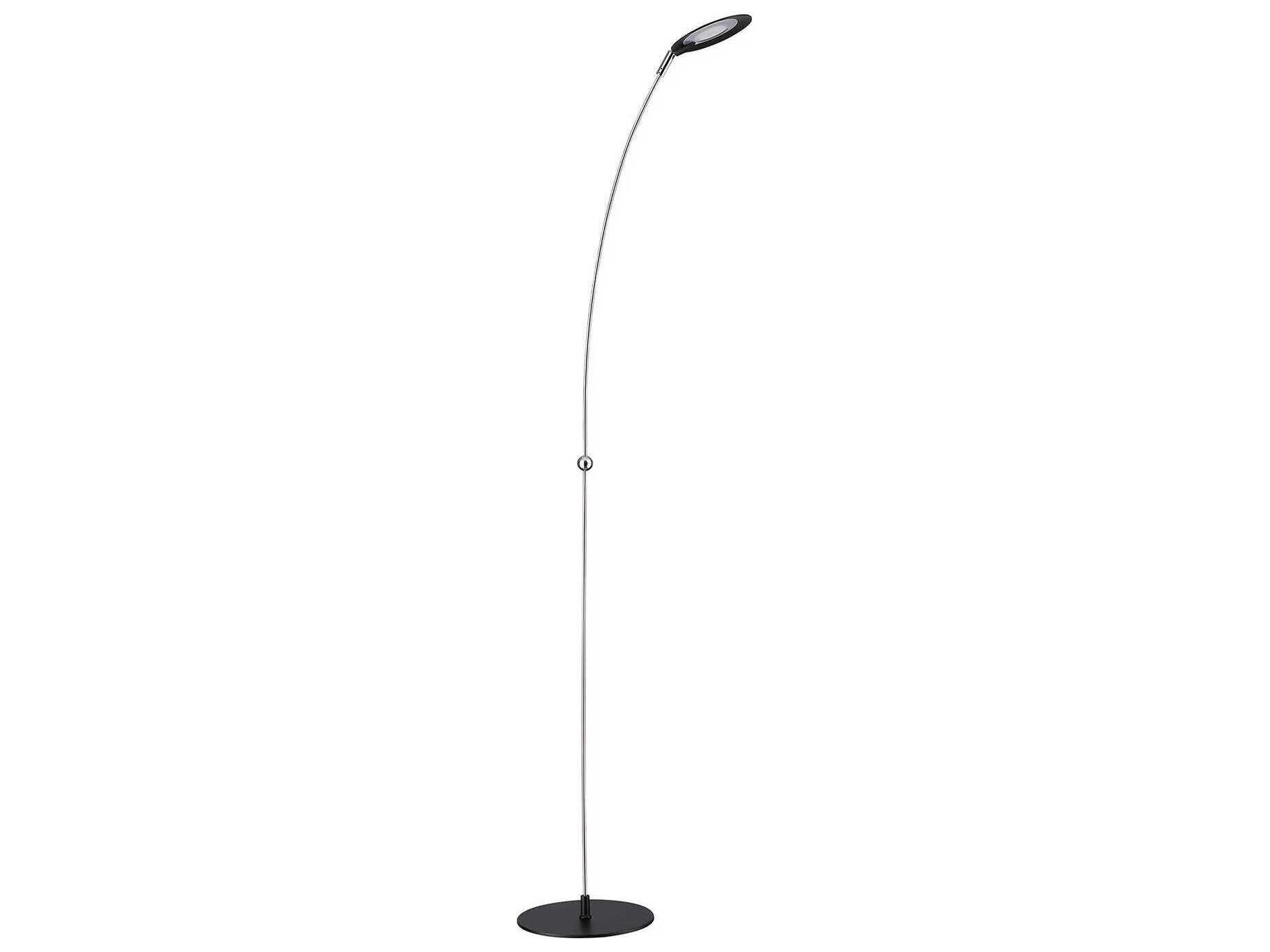 Kendal Bron Black Stainless Steel Floor Lamp