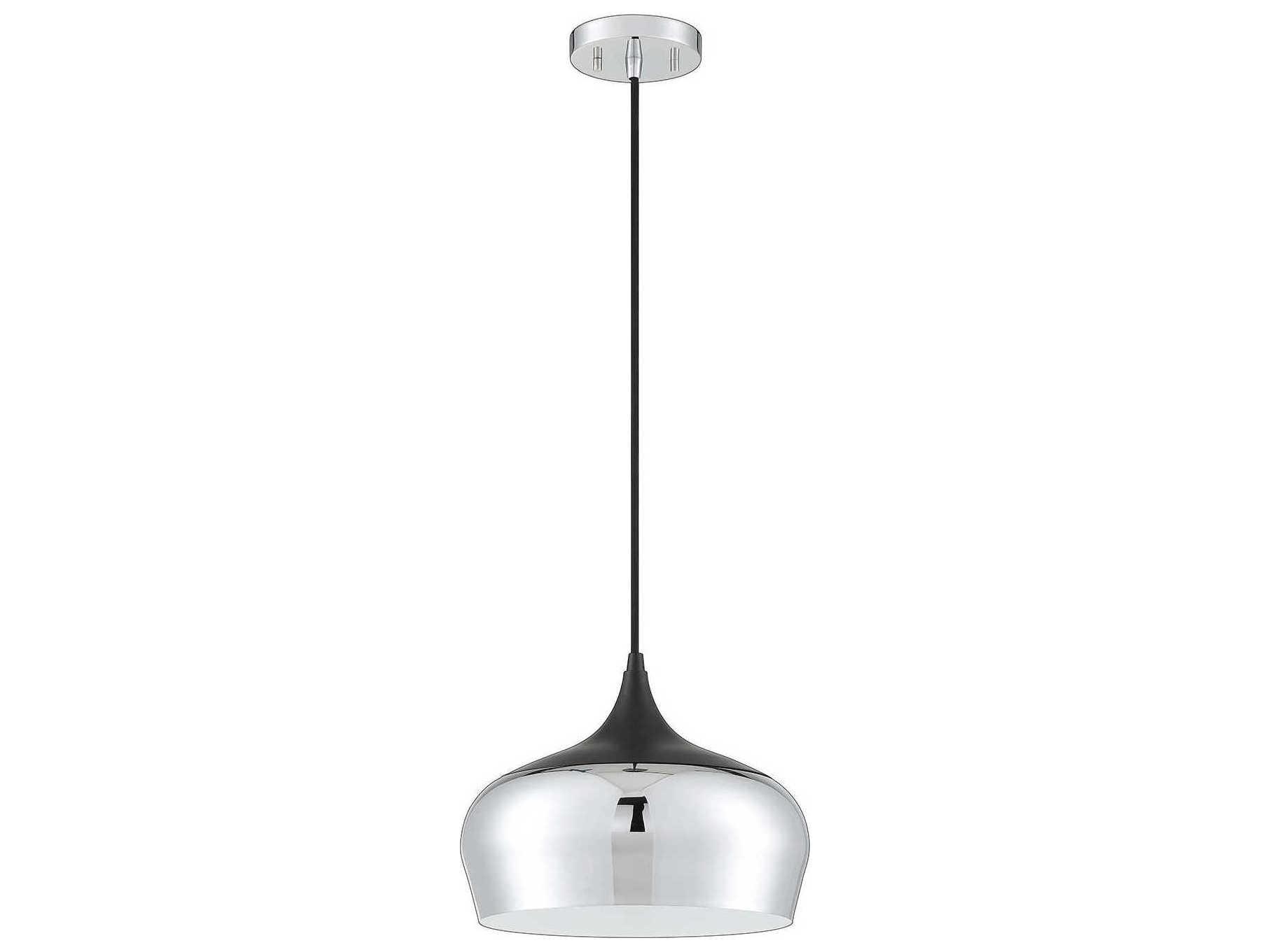 Kendal Orian 1-Light Chrome Black Mini Pendant