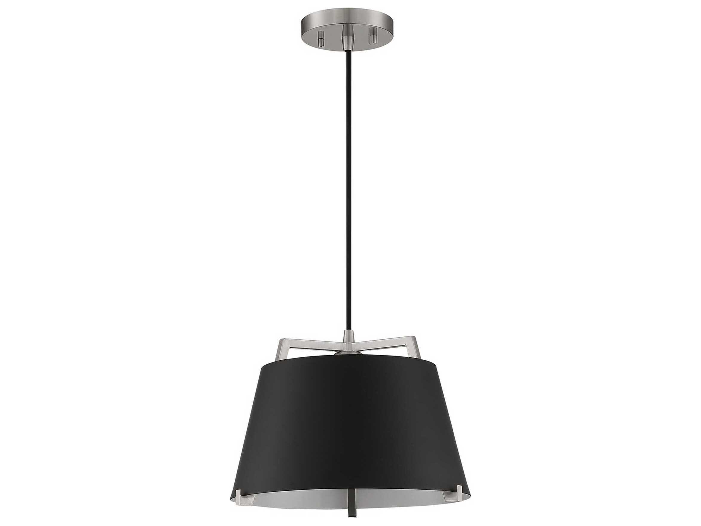 Kendal Sky 1-Light Black Satin Nickel Pendant