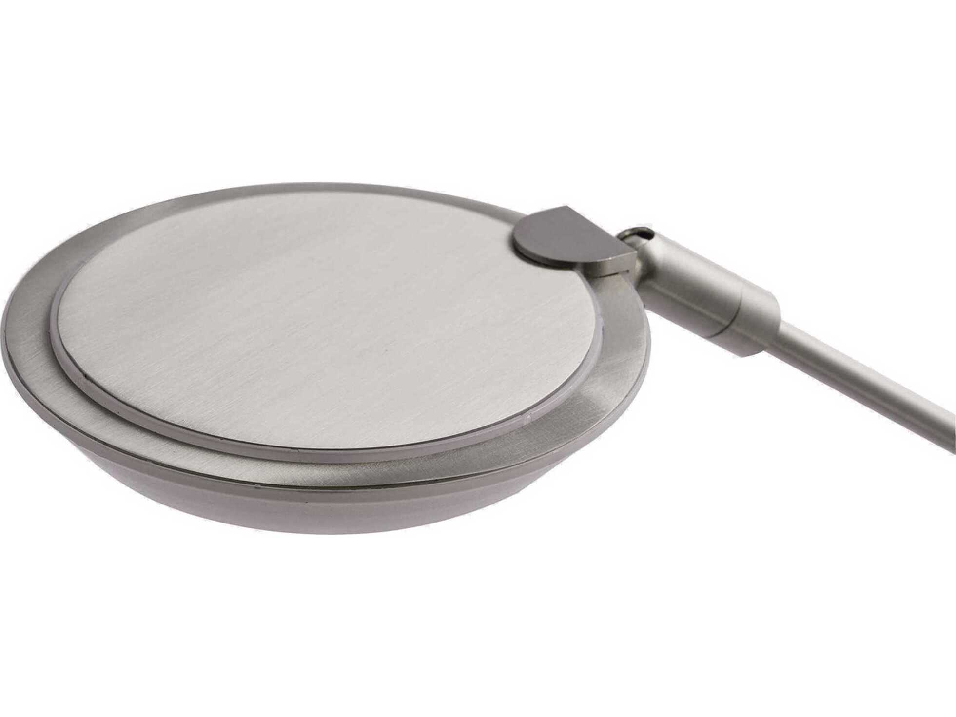 Kendal Iggy Satin Nickel LED Desk Lamp