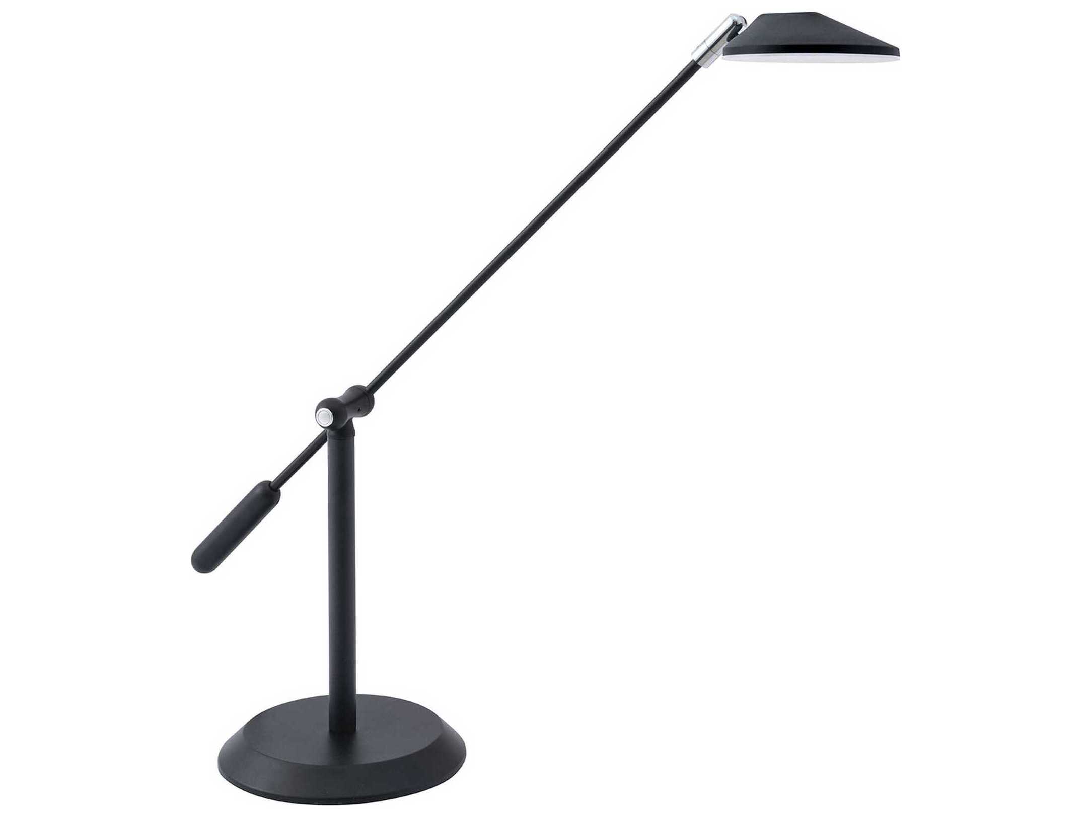 Kendal Sirino Black Chrome LED Desk Lamp