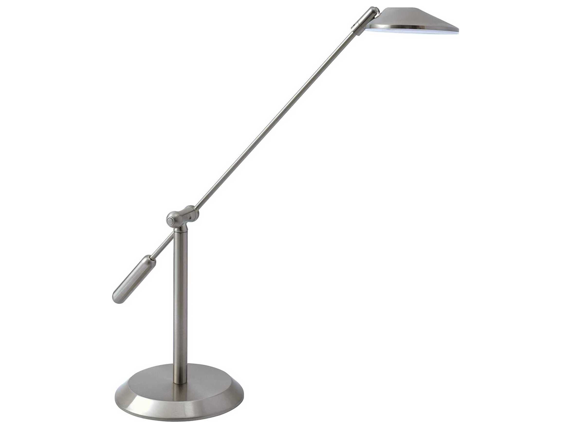 Kendal Sirino Satin Nickel LED Desk Lamp