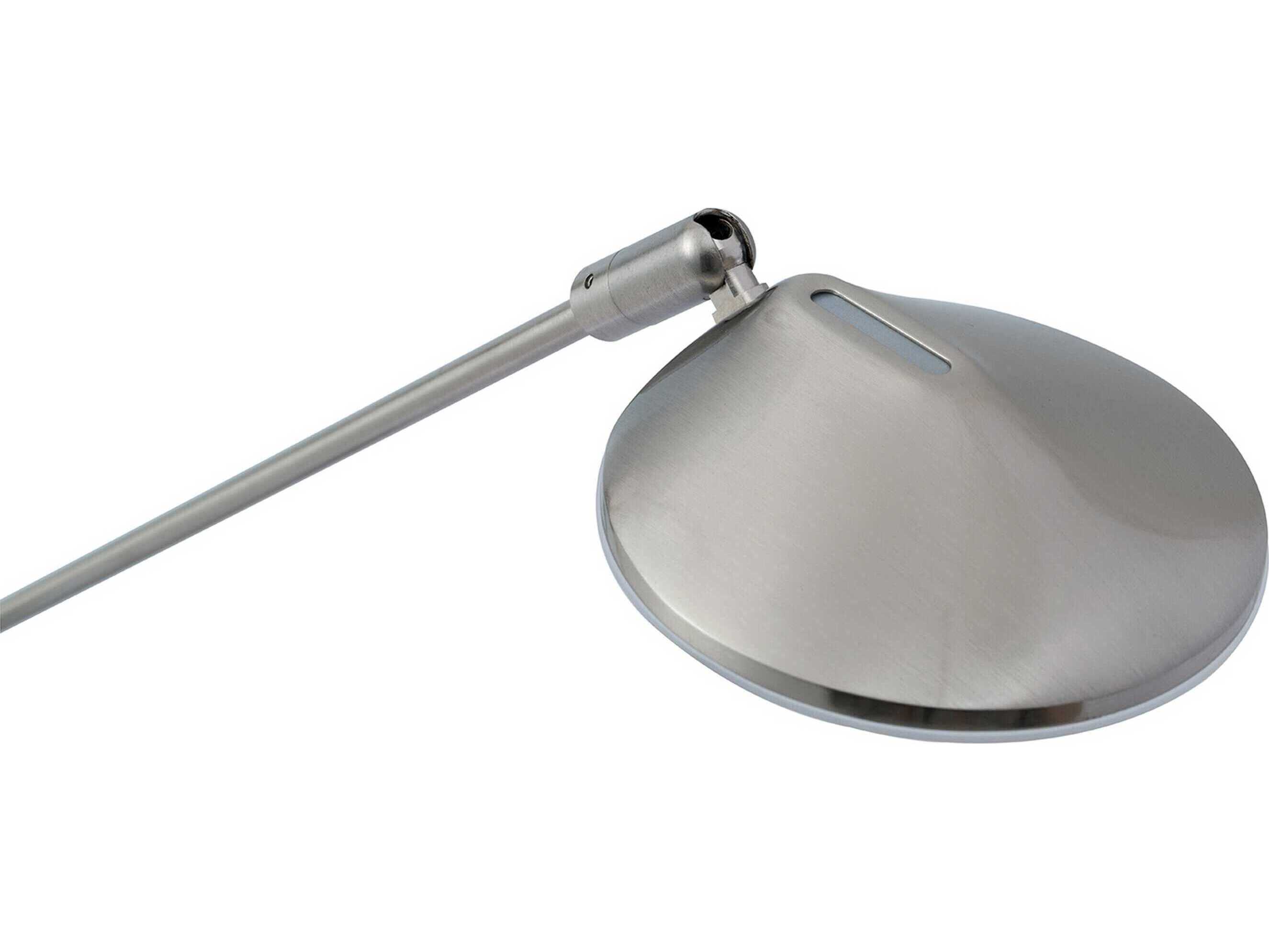 Kendal Sirino Satin Nickel LED Desk Lamp