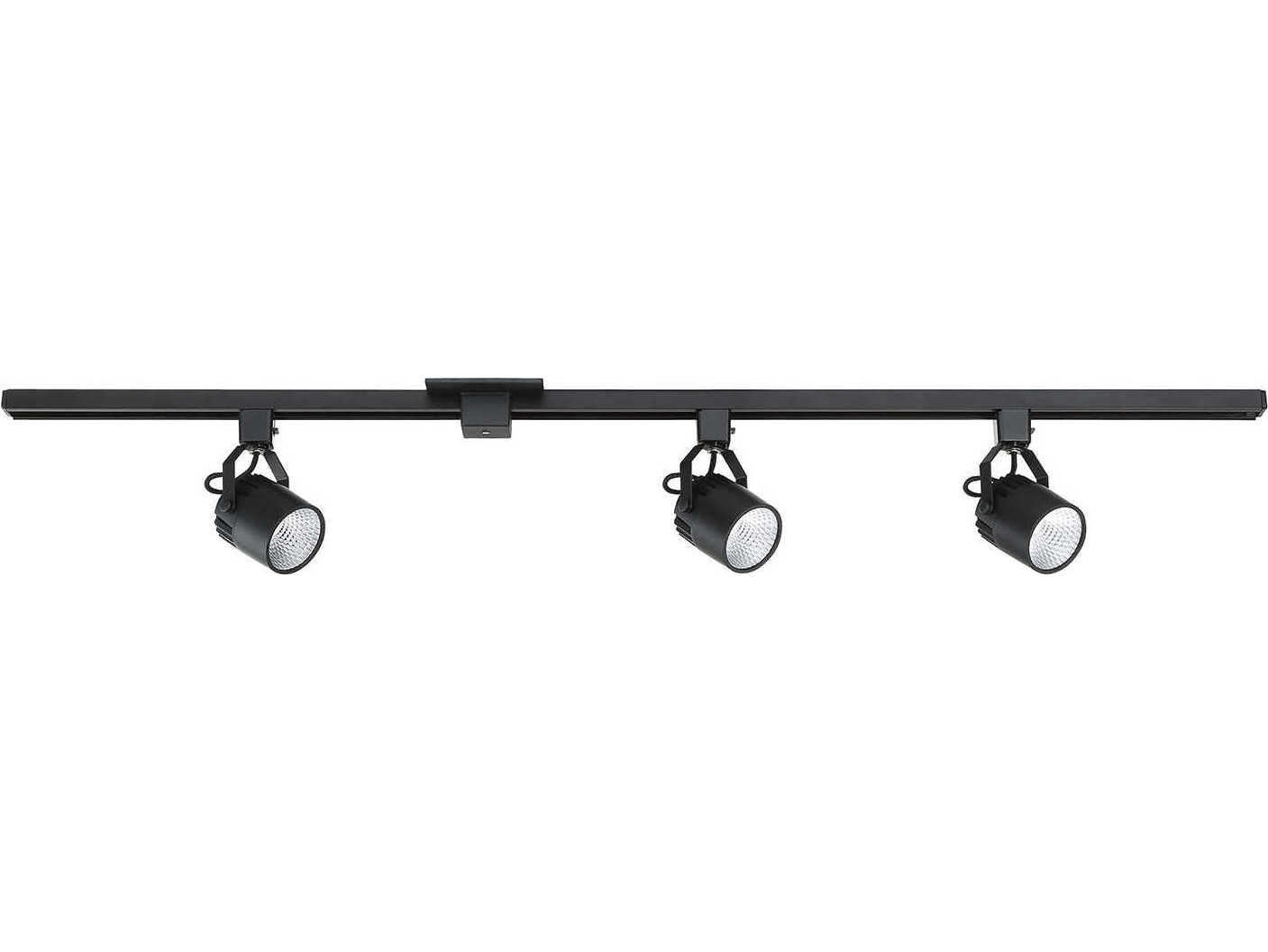 Kendal Black LED Cylinder Track & Rail Light