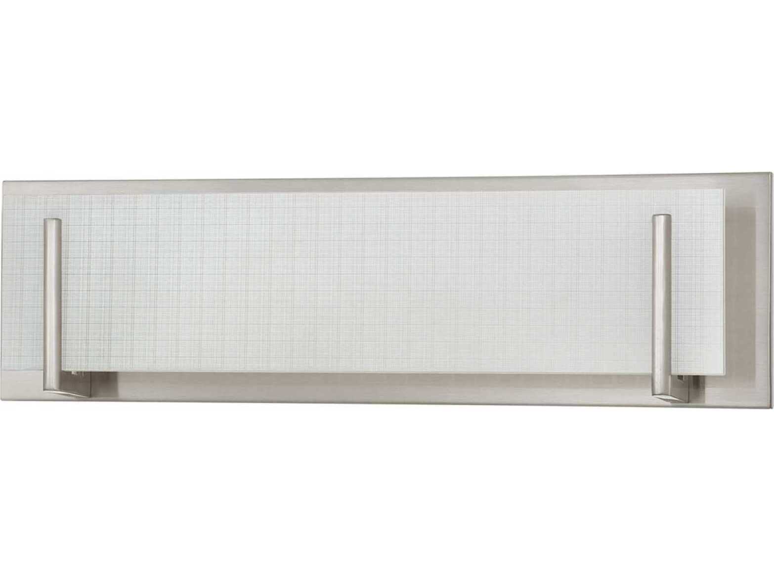 Kendal Aurora 4-Light Satin Nickel Glass Vanity Light