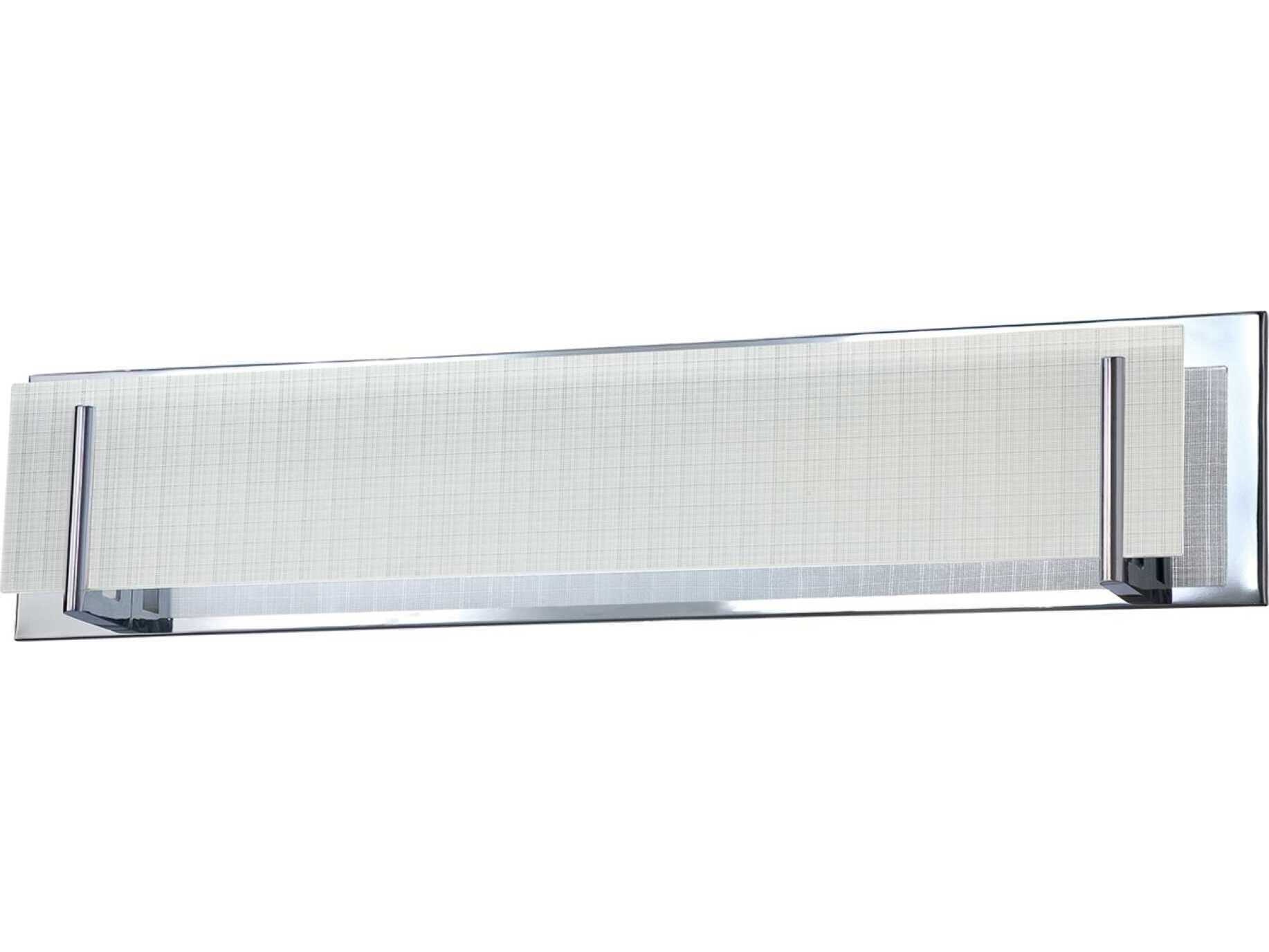 Kendal Aurora 5-Light Chrome Glass Vanity Light