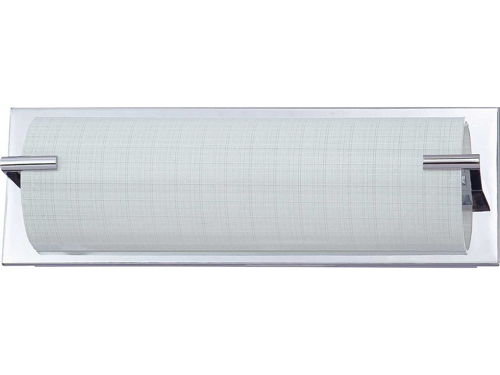 Kendal Paramount 3-Light Chrome Glass Vanity Light