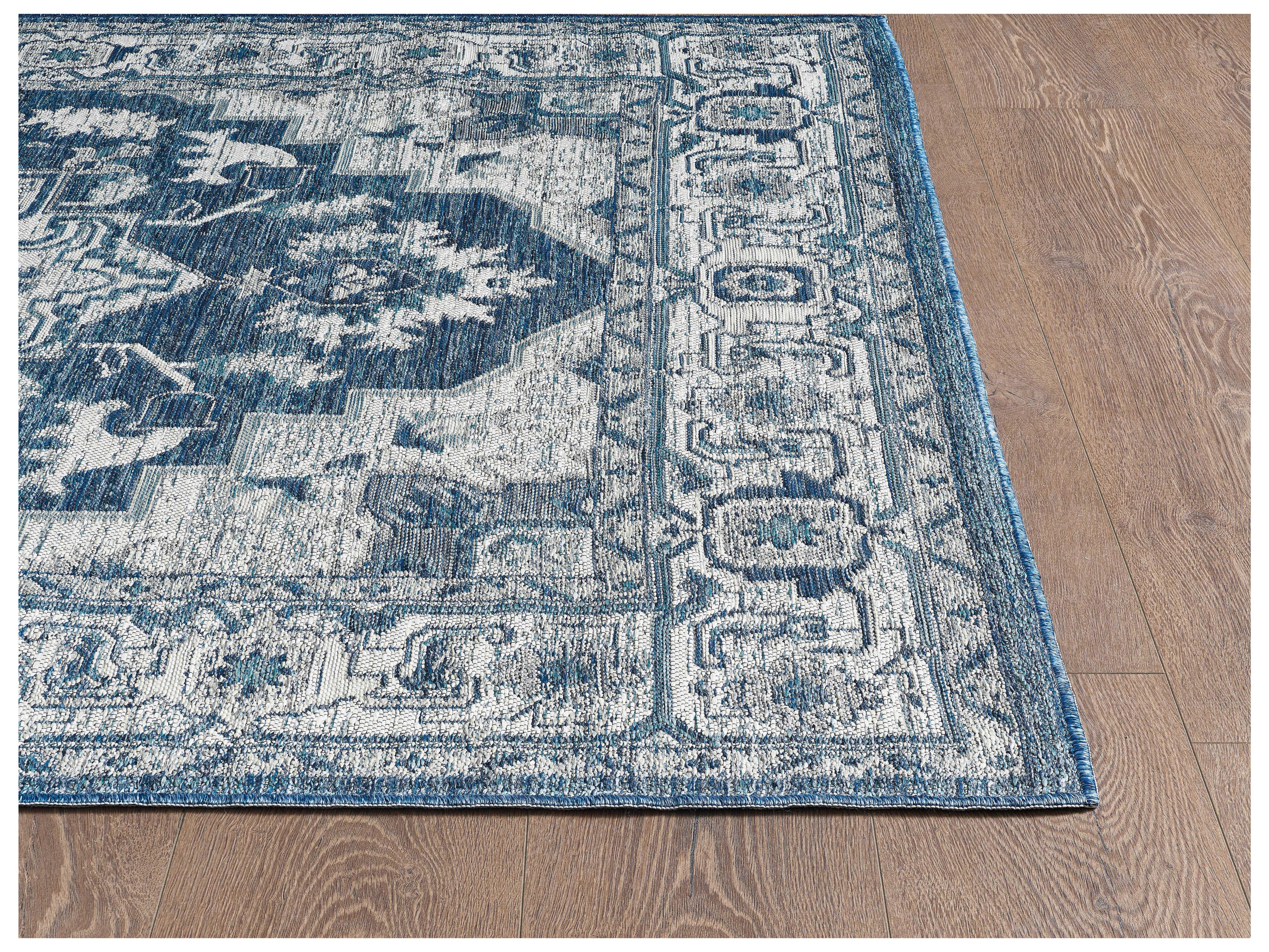 KAS Dahlia Bordered Area Rug