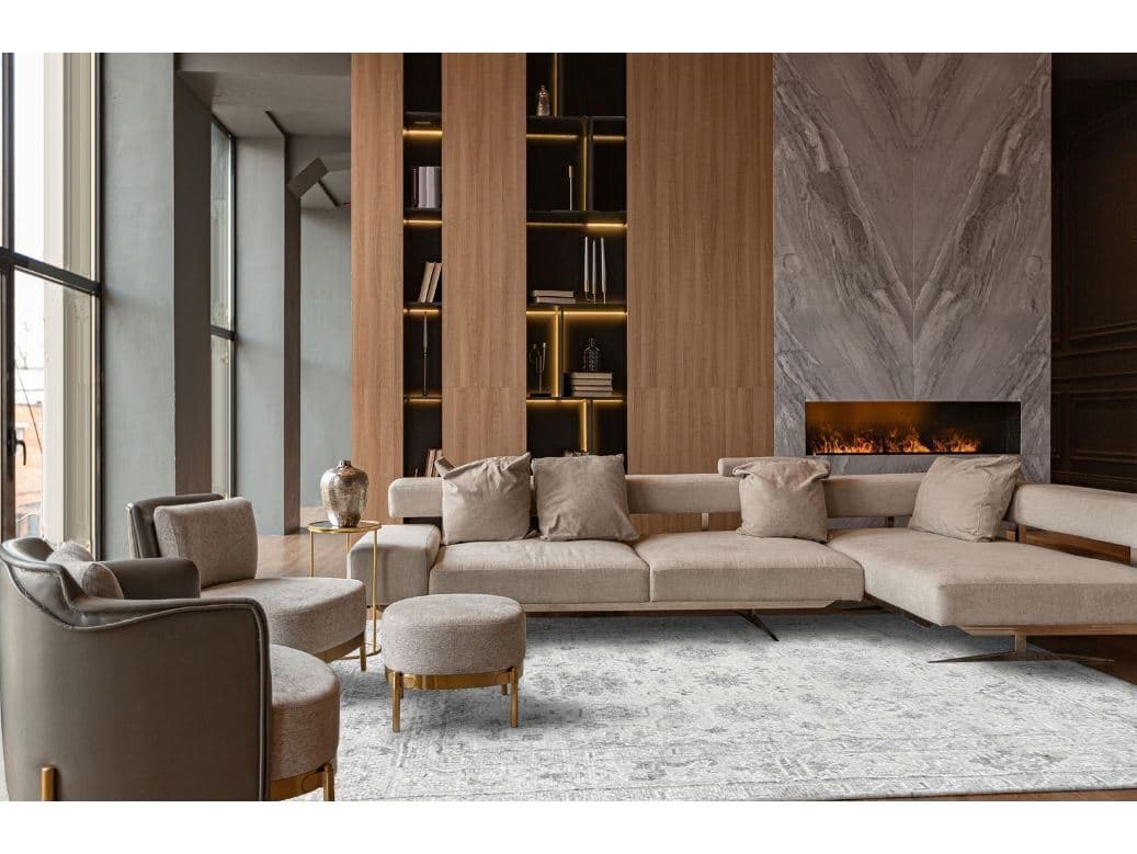 KAS Sophia Bordered Area Rug