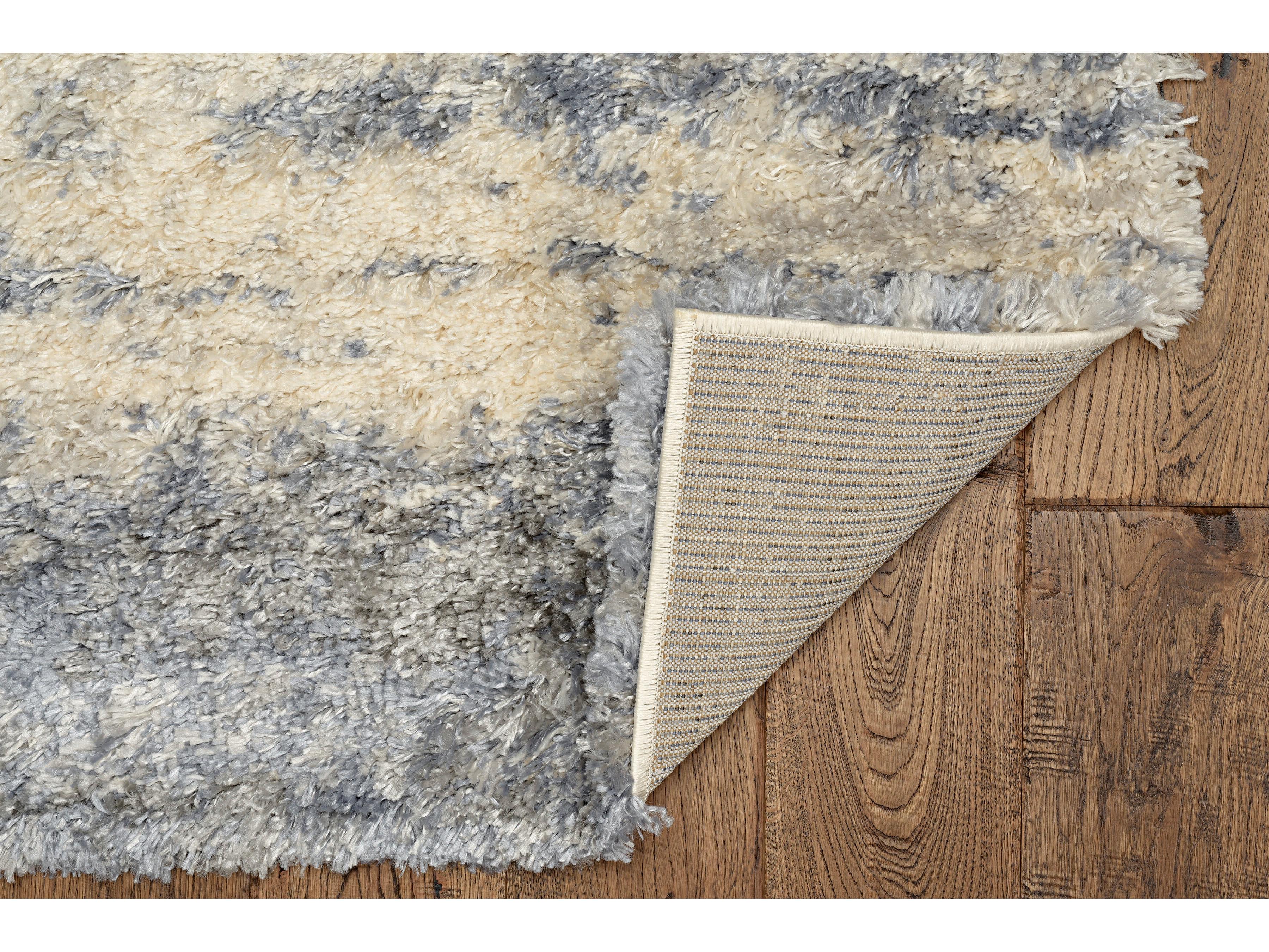 KAS Merino Shag Abstract Area Rug