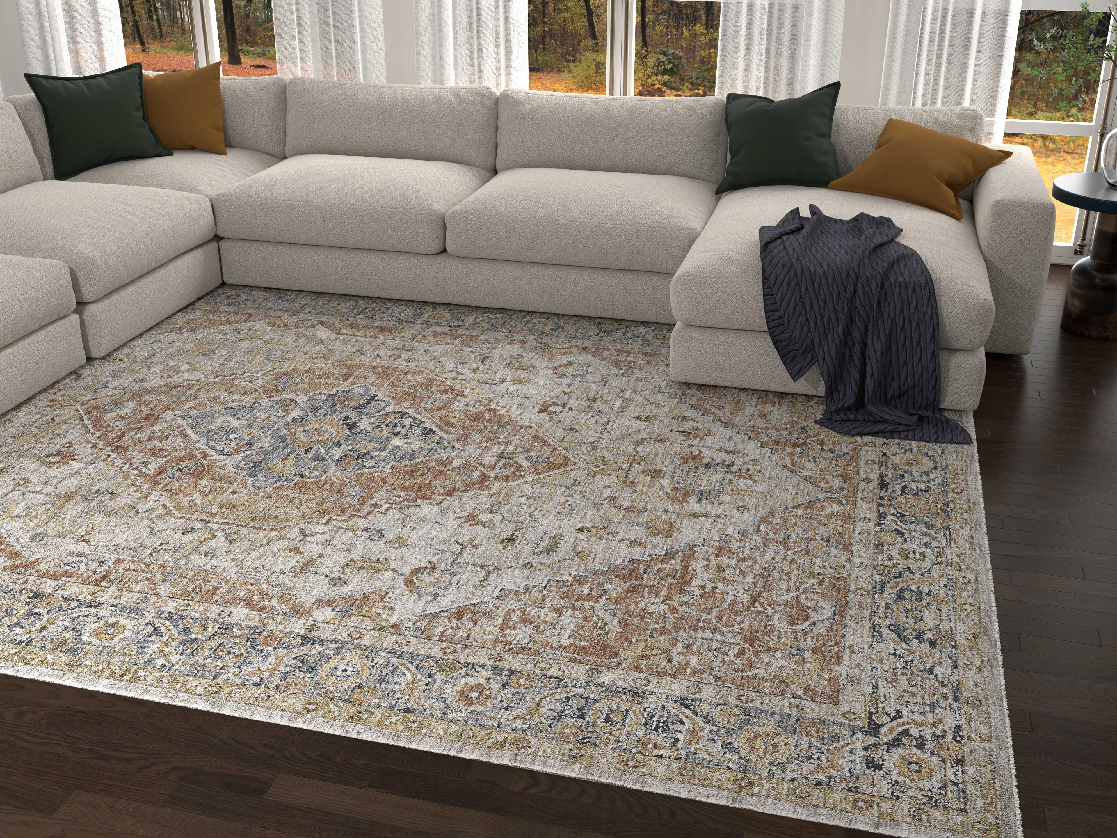 KAS Avani Bordered Area Rug