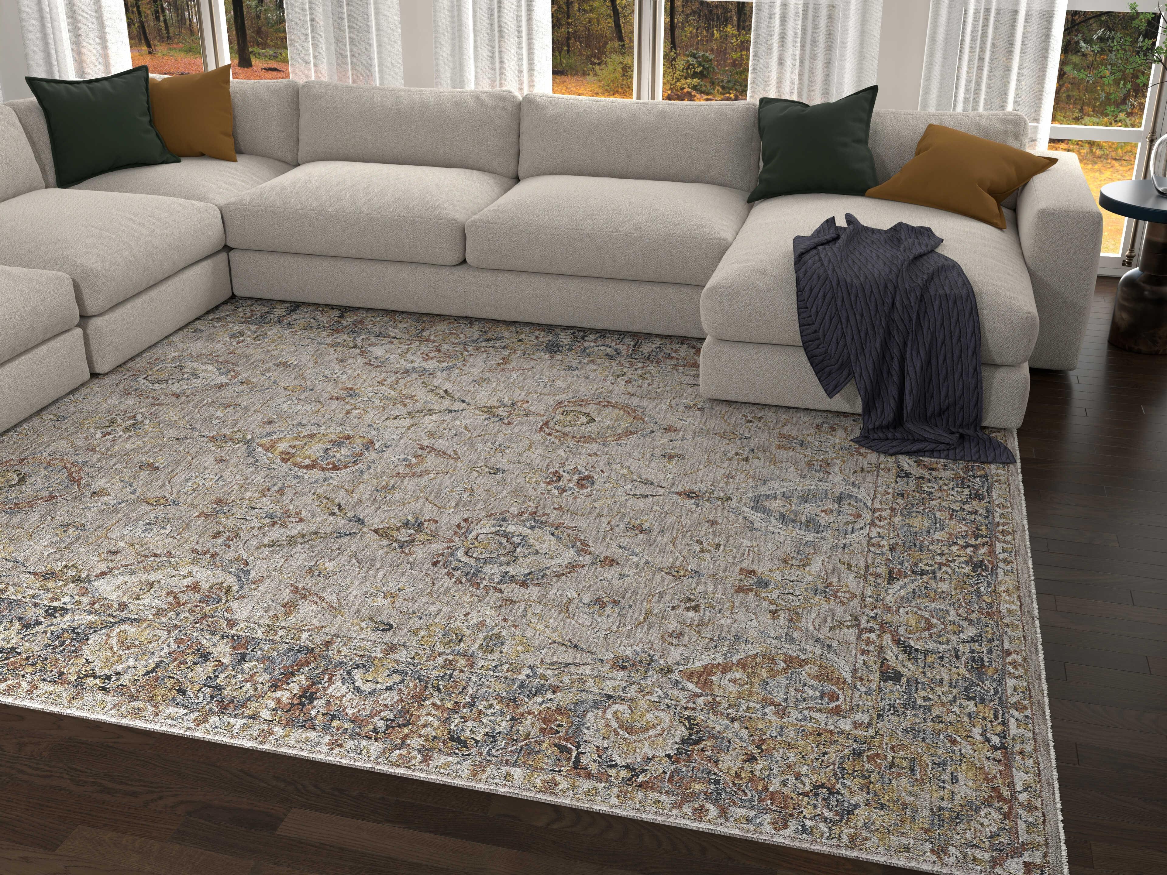 KAS Avani Bordered Area Rug