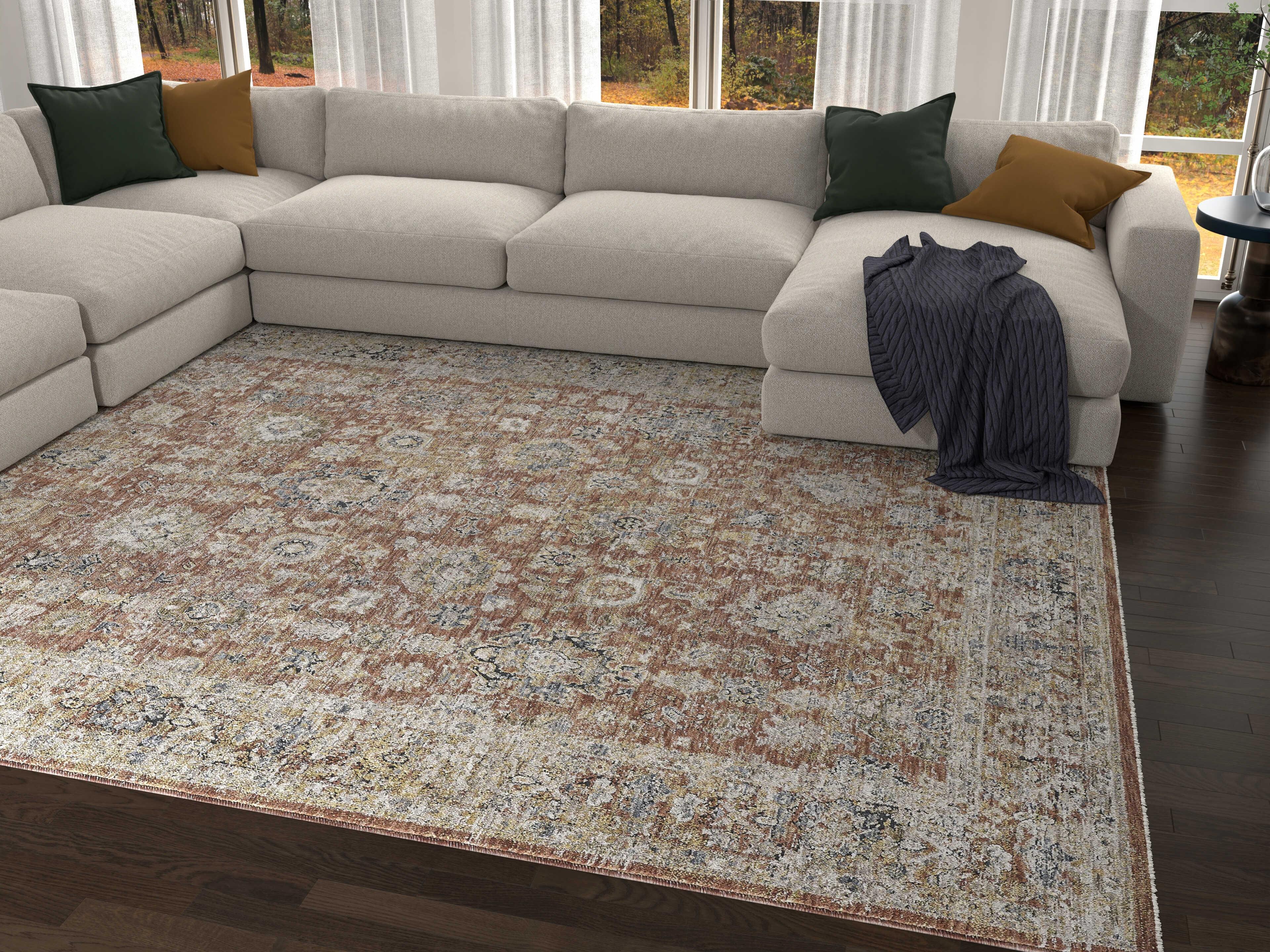 KAS Avani Bordered Area Rug