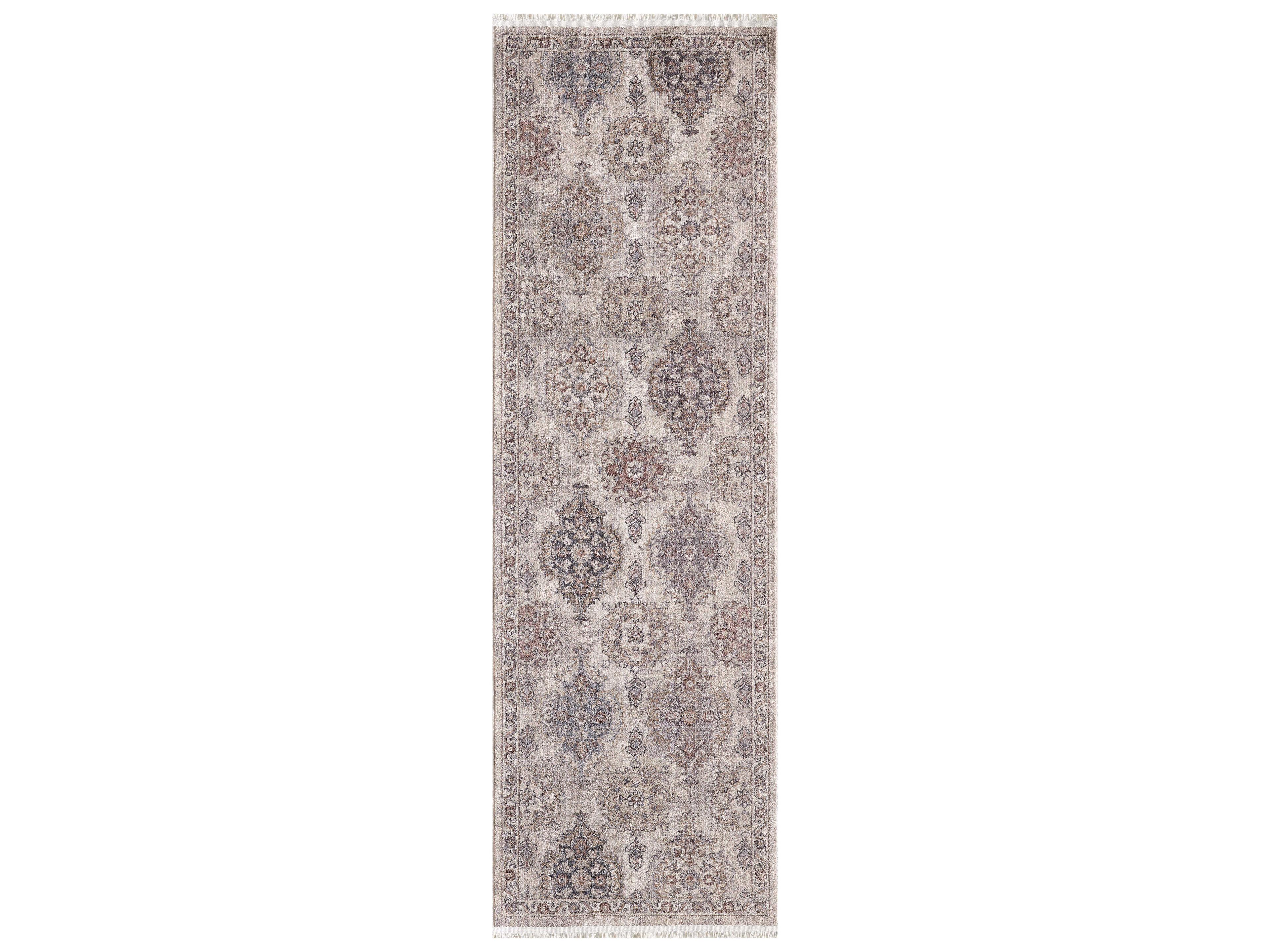KAS Adele Damask Runner Area Rug