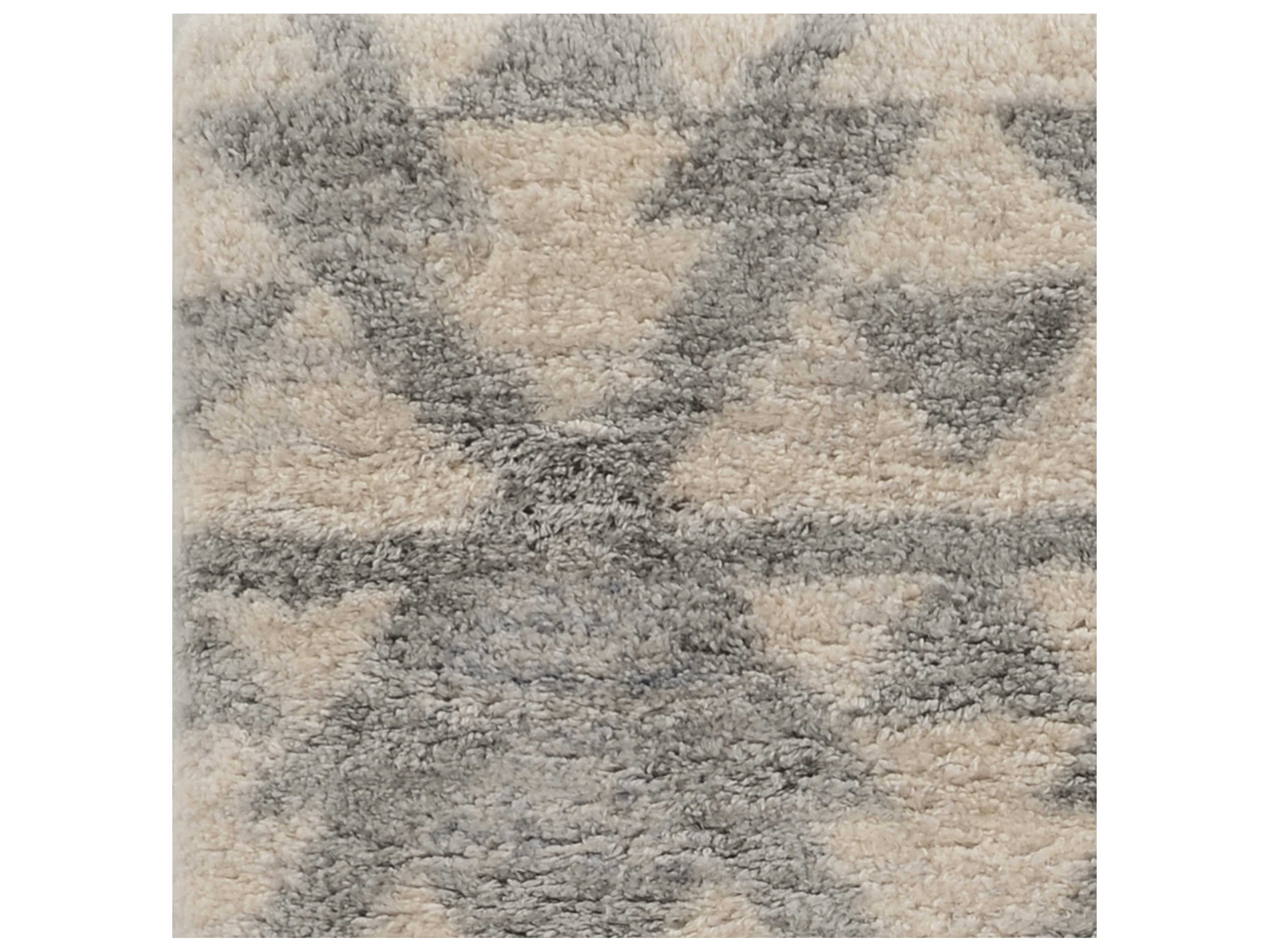 KAS Merino Shag Geometric Area Rug
