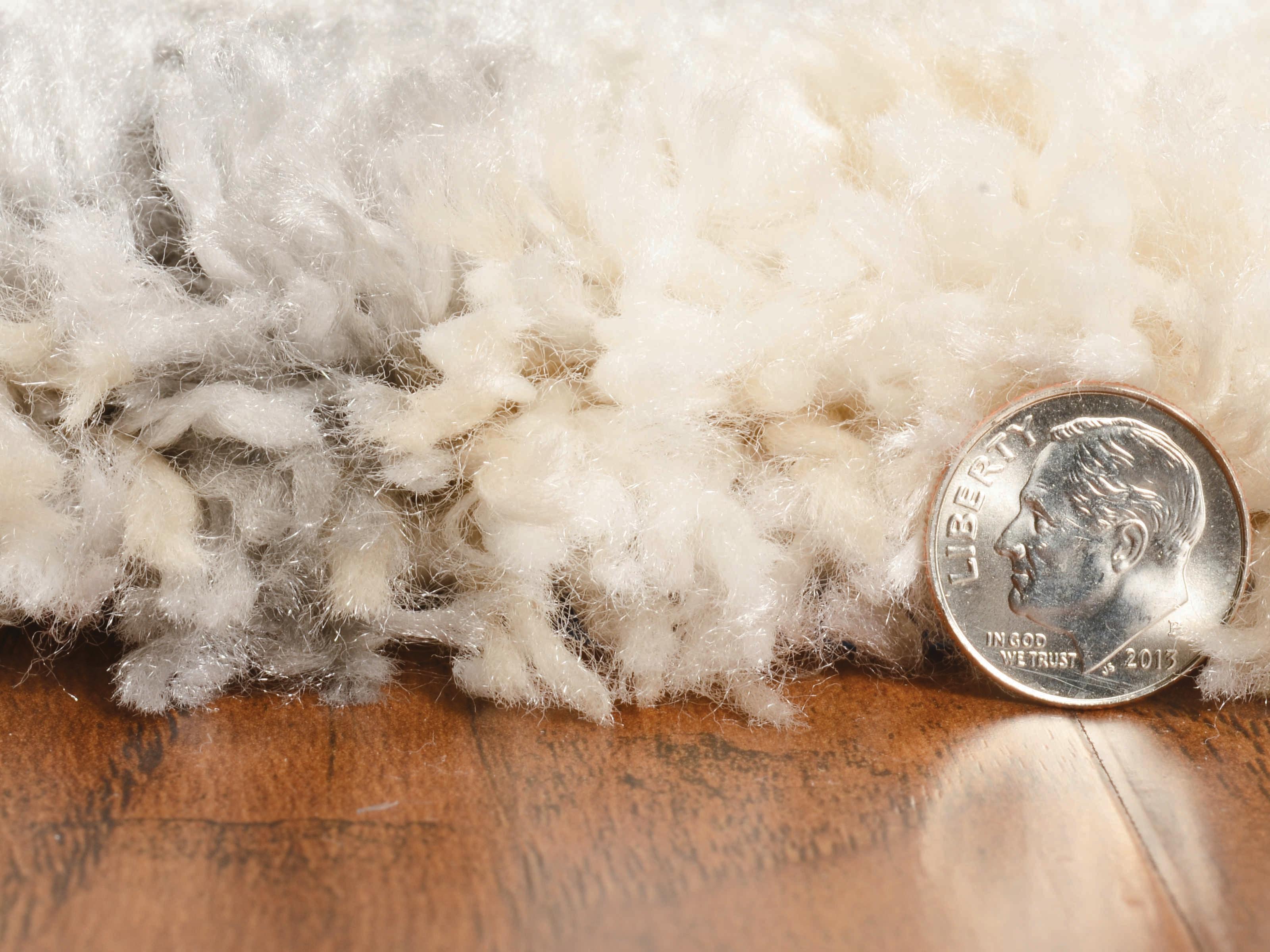 KAS Merino Shag Geometric Area Rug