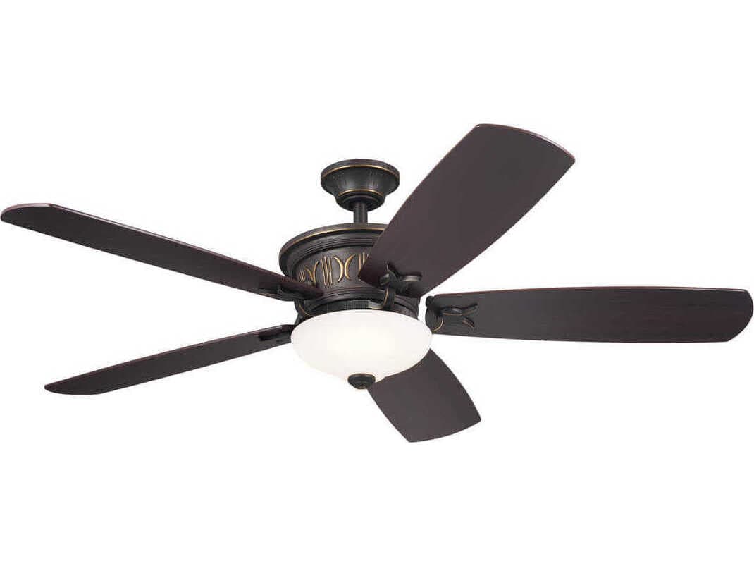 Kichler Crescent Olde Bronze 1 - Light 56" Ceiling Fan