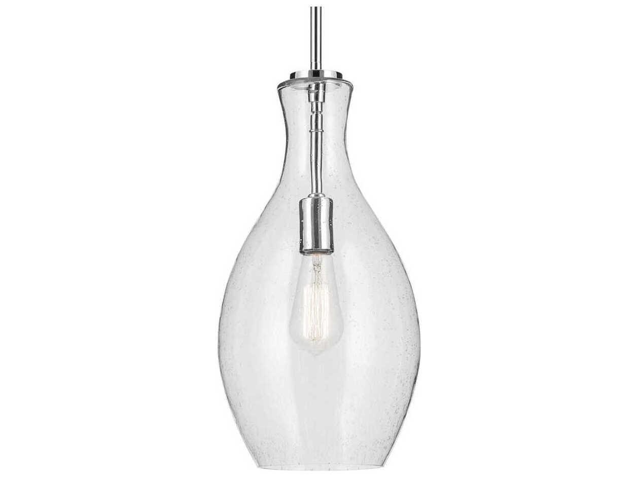 Kichler Everly 1-Light Chrome Bell Mini Pendant