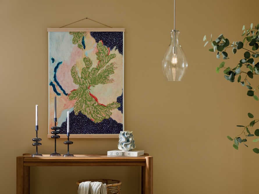 Kichler Everly 1-Light Brushed Nickel Bell Mini Pendant