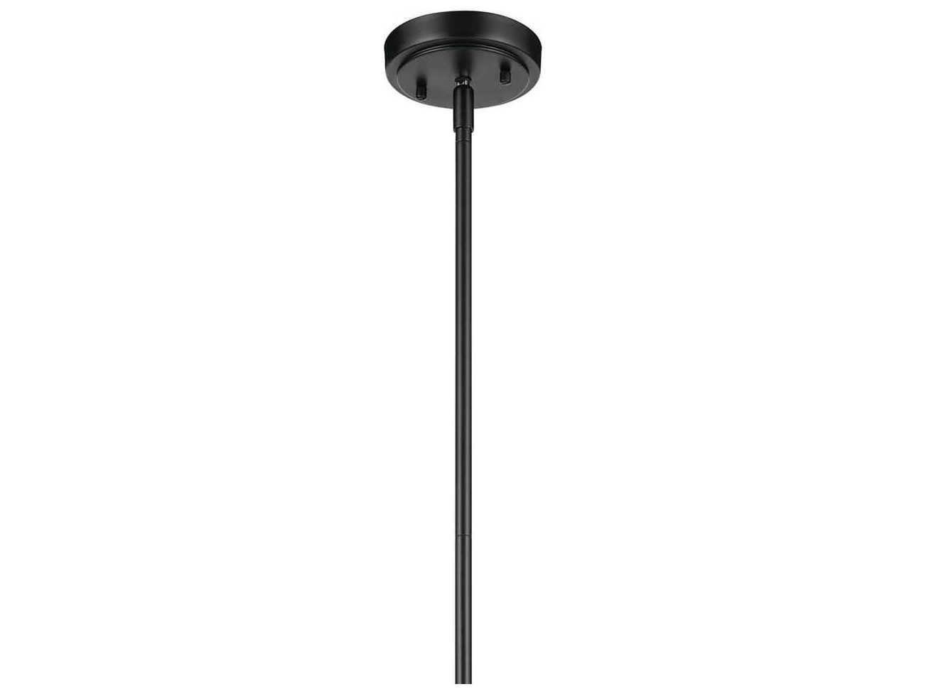 Kichler Everly 1-Light Black Mini Pendant