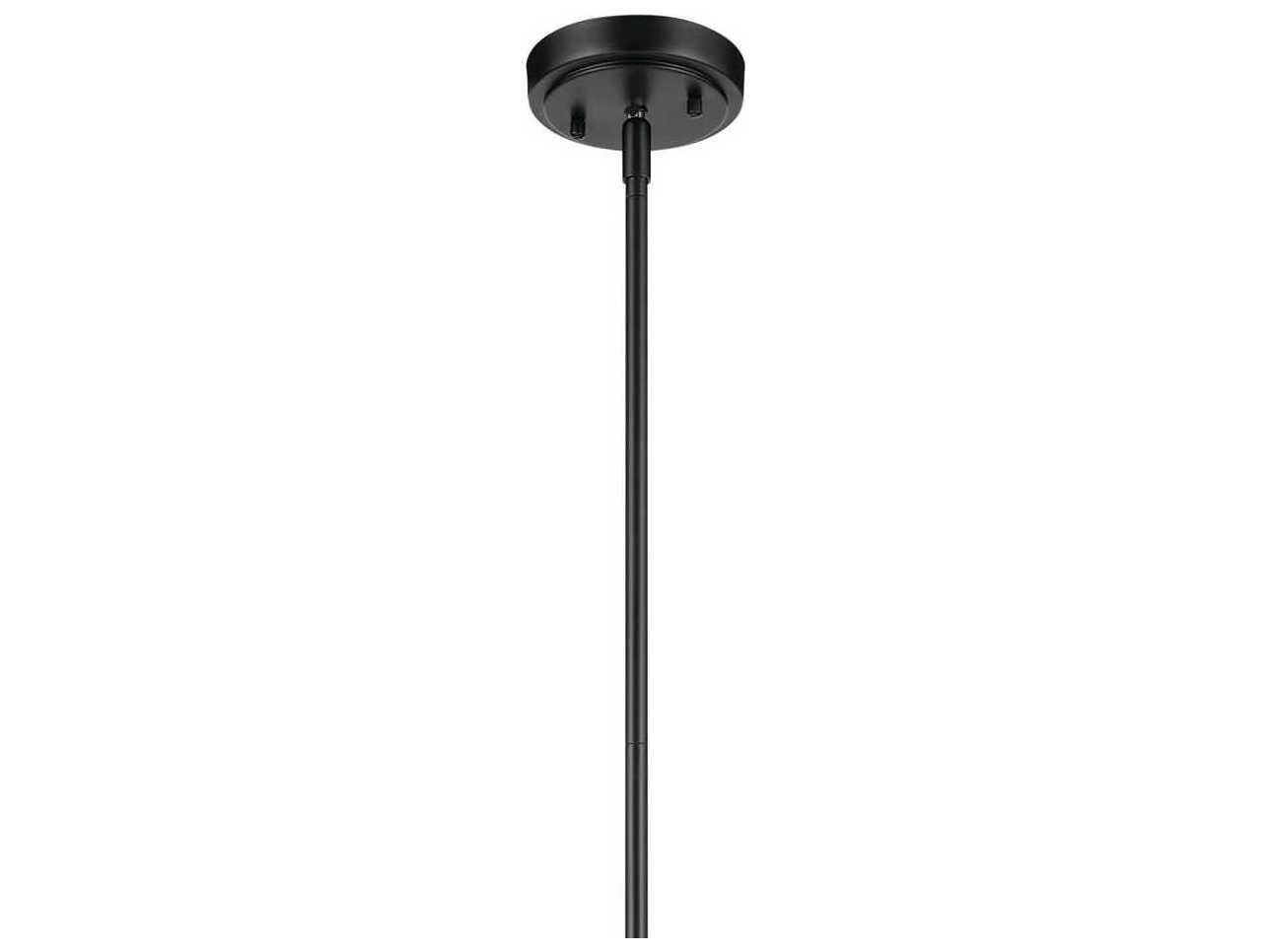 Kichler Everly 1-Light Black Mini Pendant