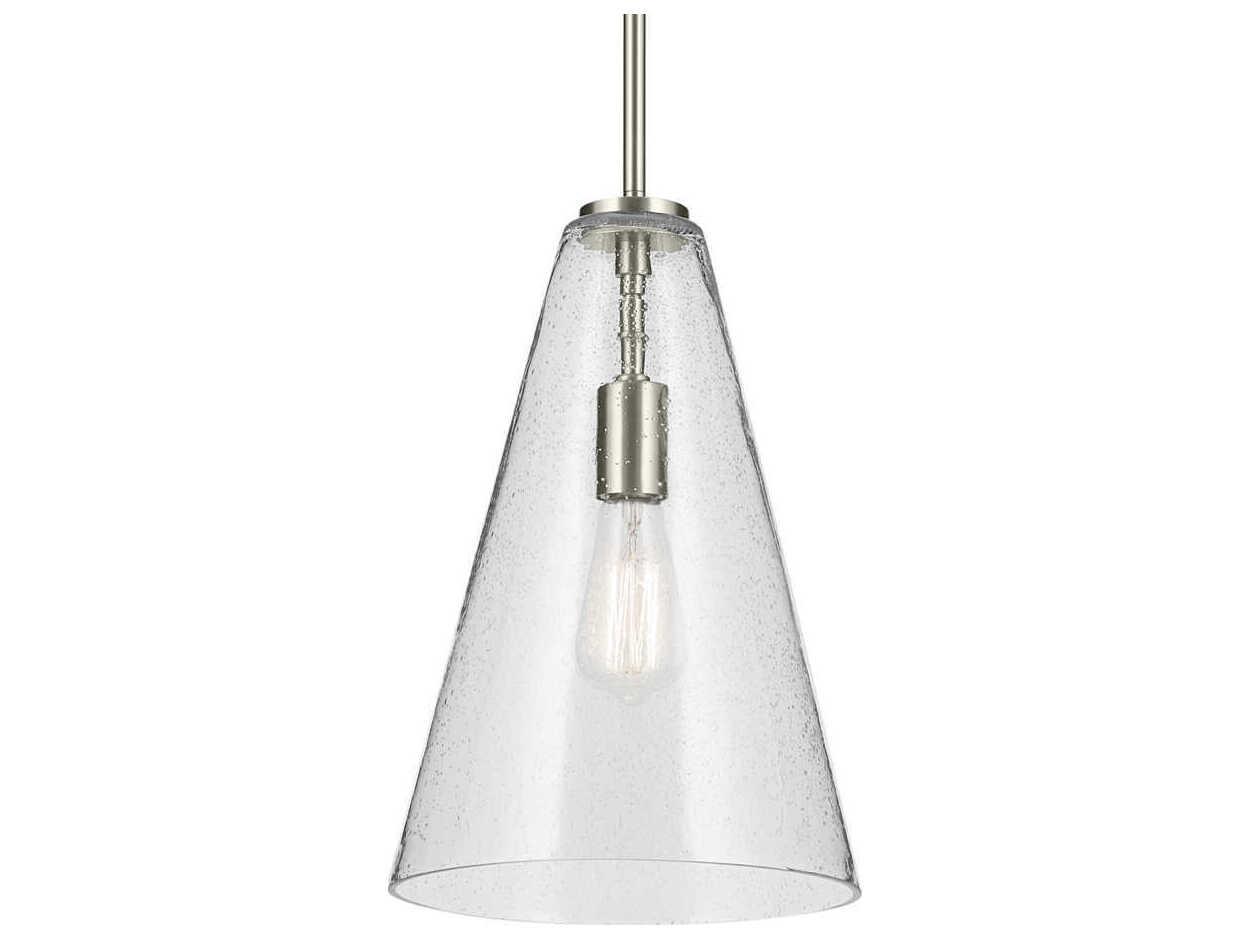 Kichler Everly 1-Light Brushed Nickel Mini Pendant