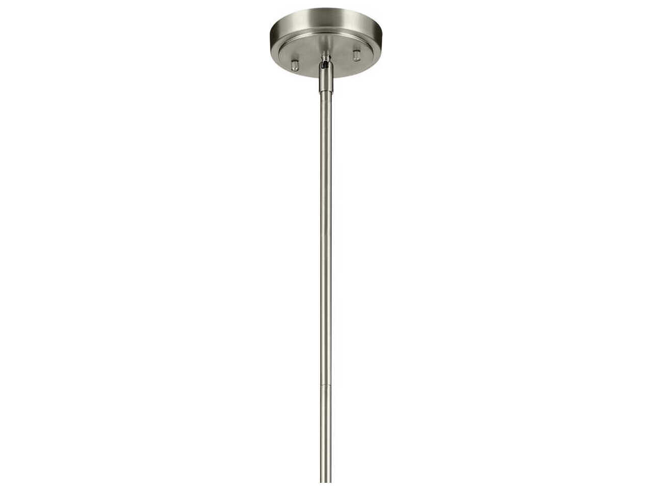 Kichler Everly 1-Light Brushed Nickel Mini Pendant