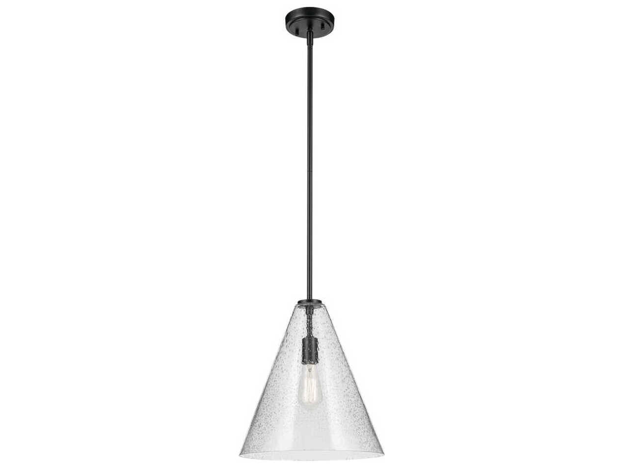 Kichler Everly 1-Light Black Pendant